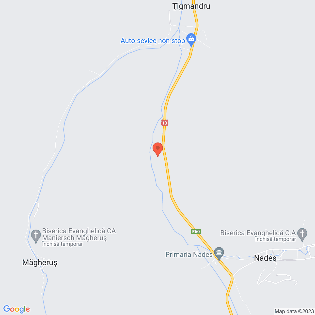 Poza harta streetview, zoom 14, adresa Nades Mures, , judetul 