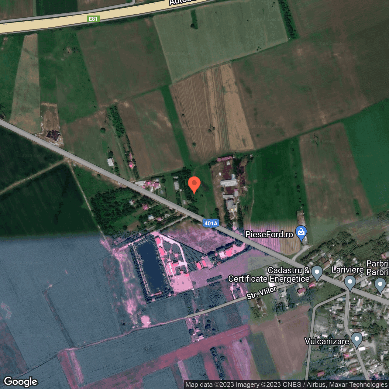 Poza harta hybrid, zoom 16, adresa Bolintin Vale, , judetul 