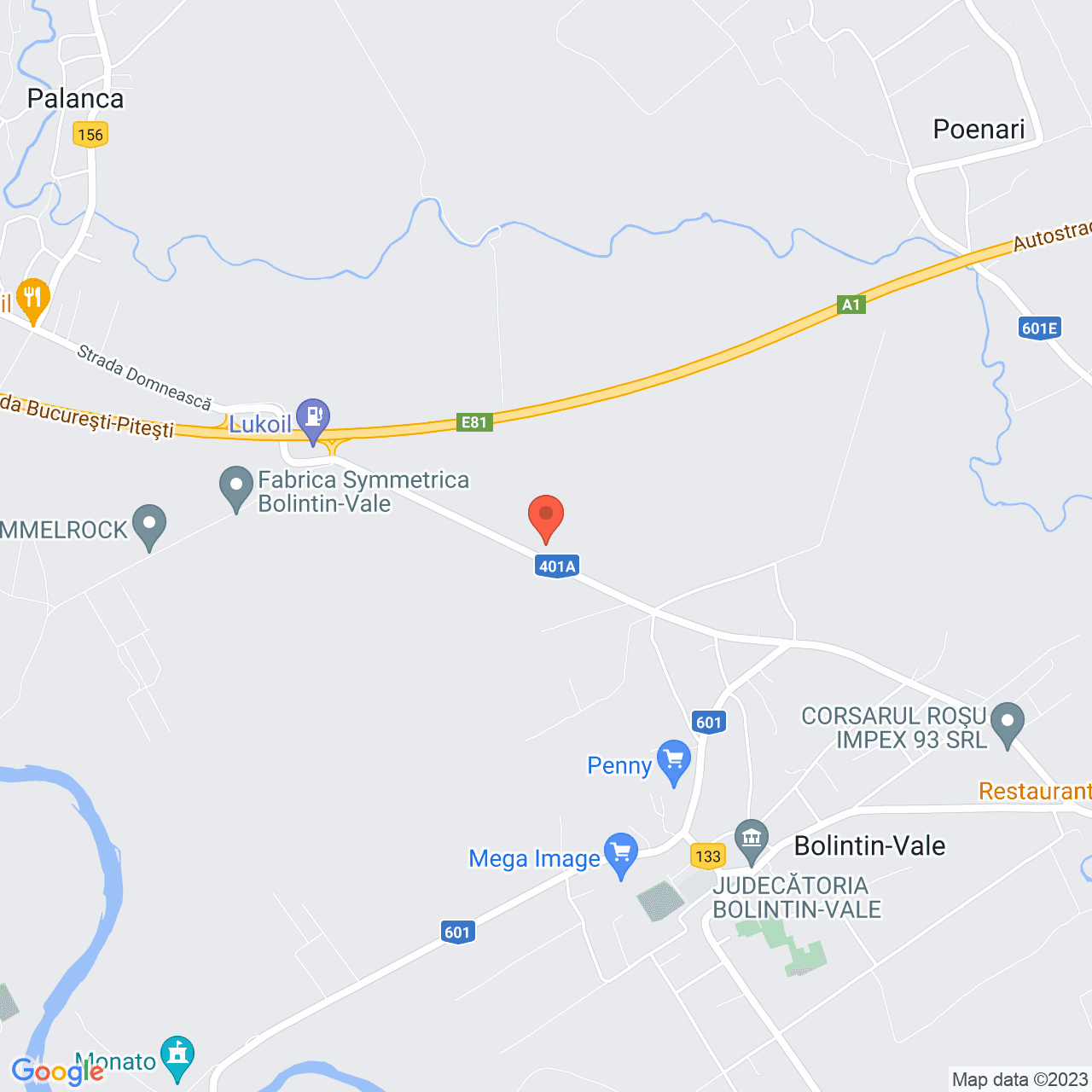 Poza harta streetview, zoom 14, adresa Bolintin Vale, , judetul 