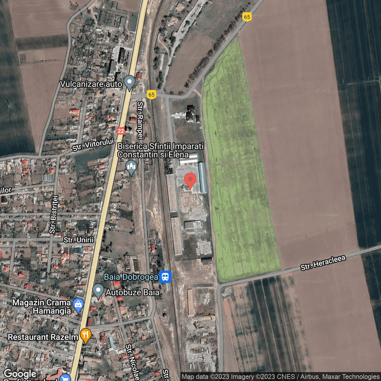 Poza harta hybrid, zoom 16, adresa Baia Tulcea, , judetul 