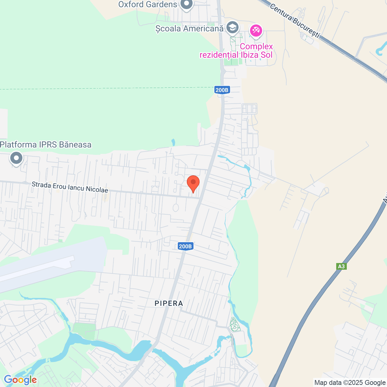 Poza harta streetview, zoom 14, adresa Voluntari, Str. Erou Iancu Nicolae, nr. 8, , judetul