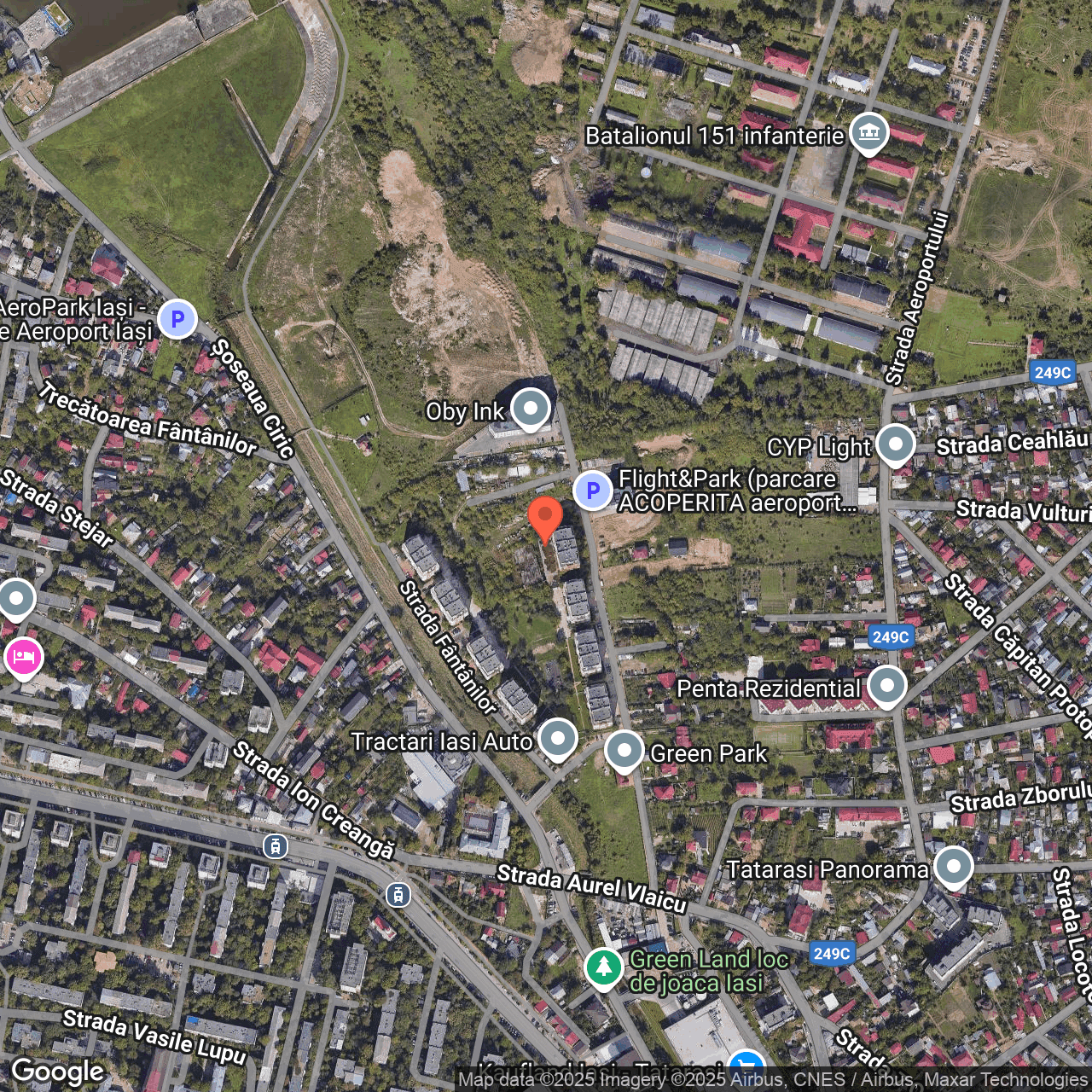 Poza harta hybrid, zoom 16, adresa Iasi, Str. Fantanilor, Nr. 37-63, , judetul