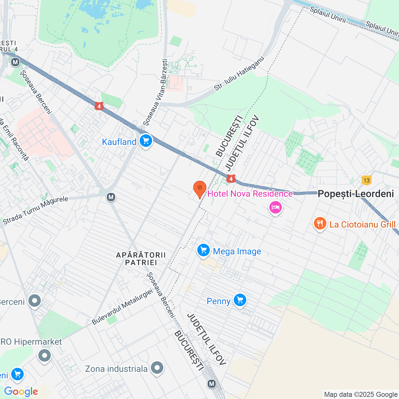 Poza harta streetview, zoom 14, adresa Bucuresti, Drumul Cheile Turzii nr 125, , judetul