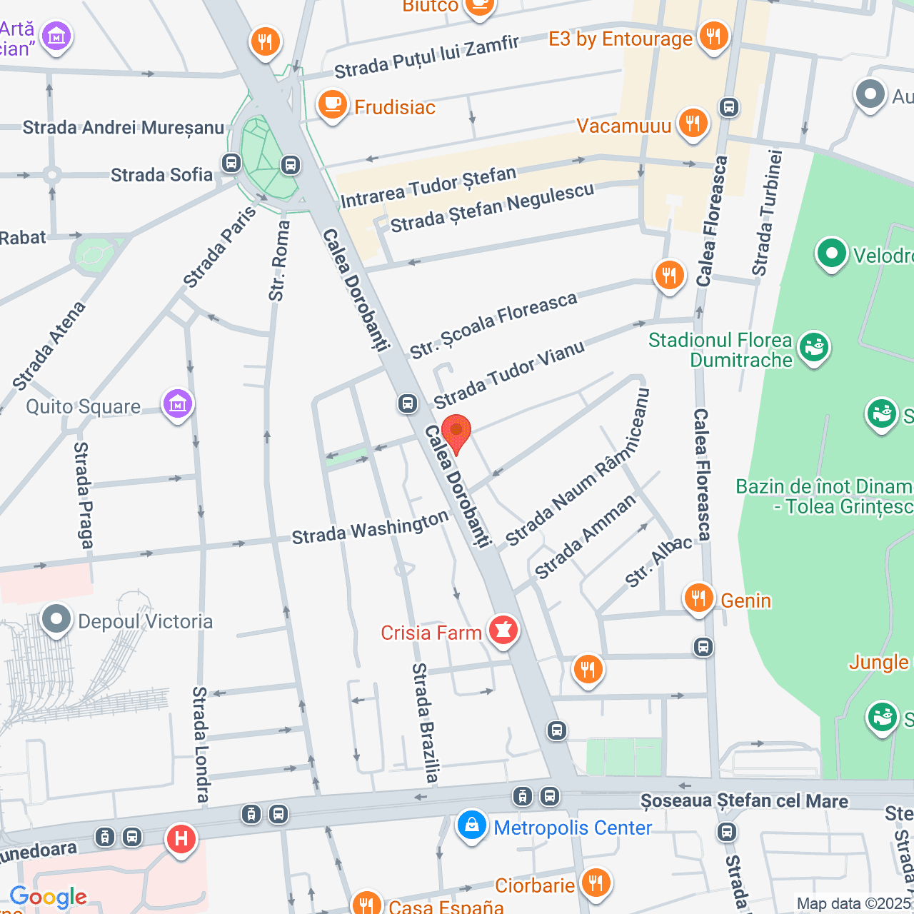 Poza harta streetview, zoom 16, adresa Bucuresti, Calea Dorobantilor nr. 134 – 138, bl. 11,, , judetul