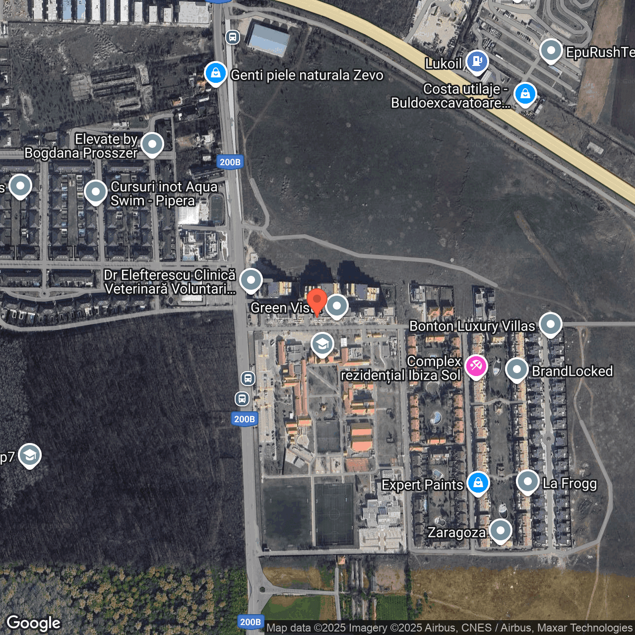 Poza harta hybrid, zoom 16, adresa Voluntari, Bd. Pipera nr.198C, , judetul