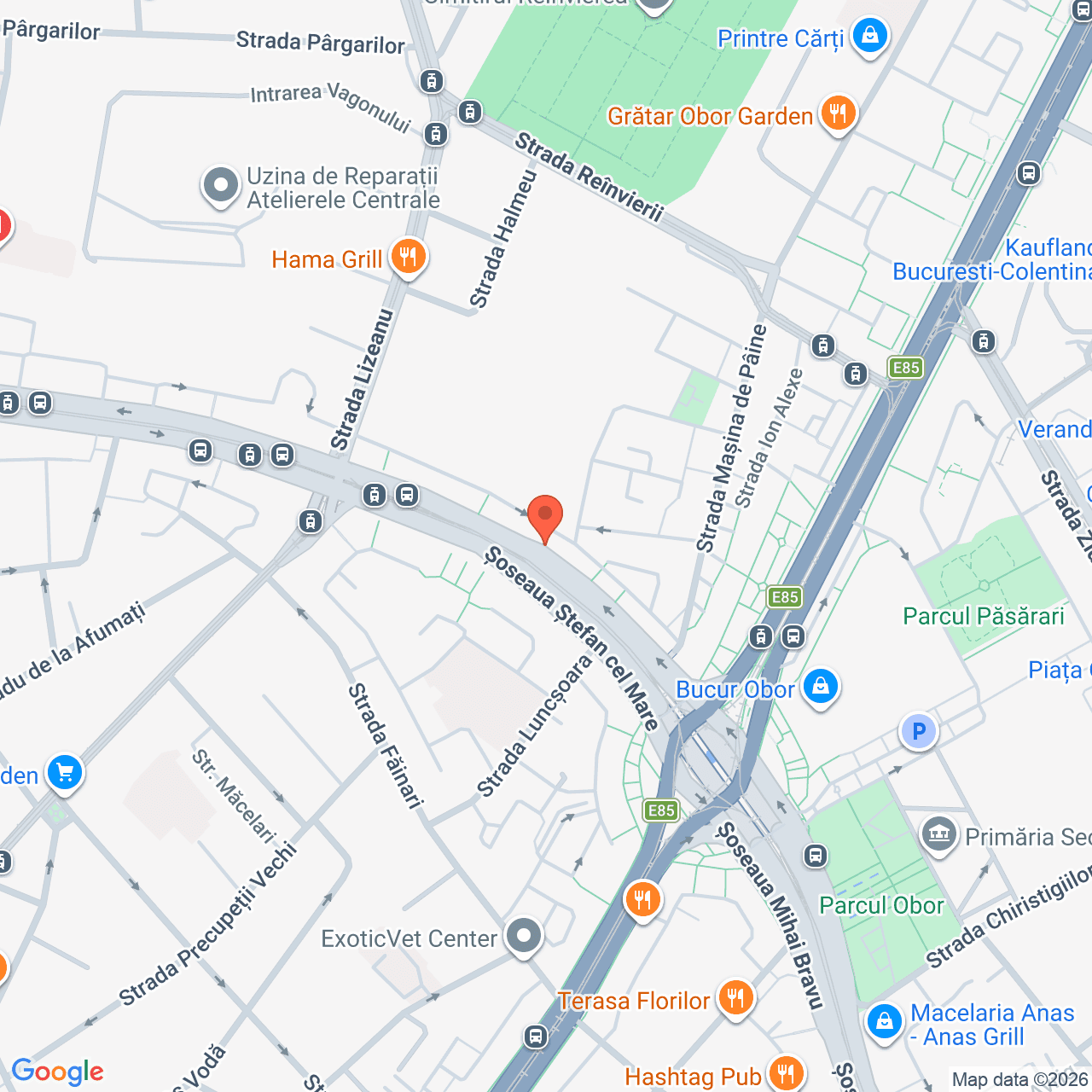 Poza harta streetview, zoom 16, adresa București, Sector 2, Șos. Ștefan cel Mare nr. 35, , judetul