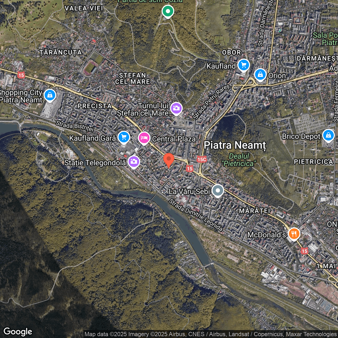 Poza harta hybrid, zoom 14, adresa Piatra Neamț, bd. Lt. Drăghescu, , judetul