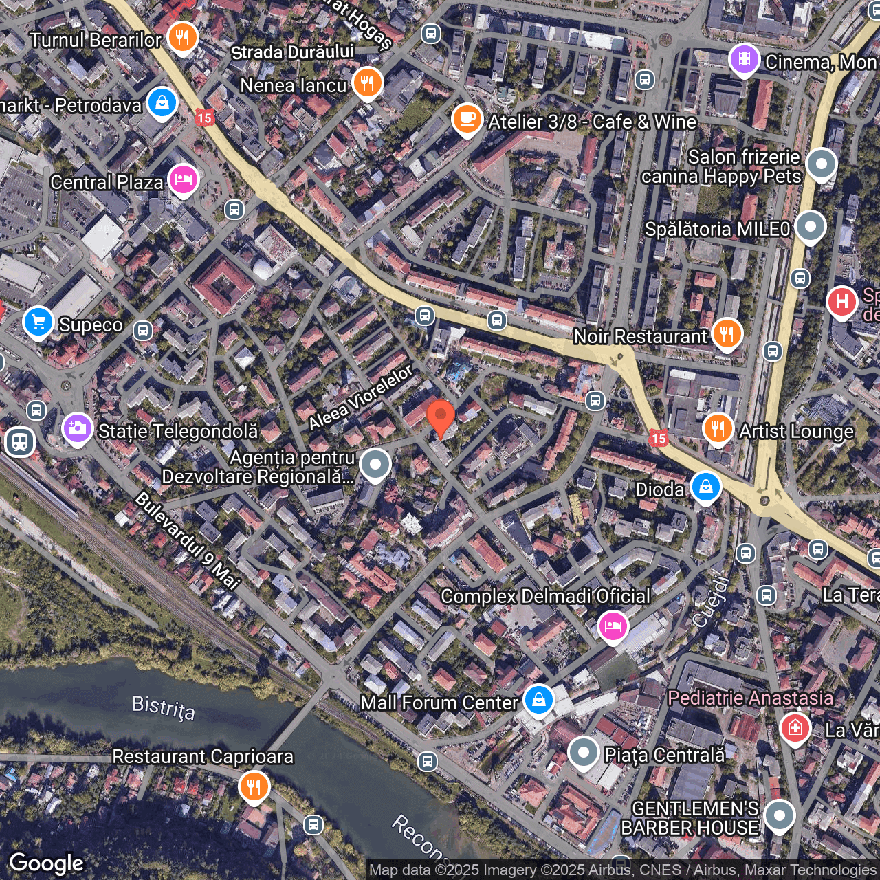 Poza harta hybrid, zoom 16, adresa Piatra Neamț, bd. Lt. Drăghescu, , judetul