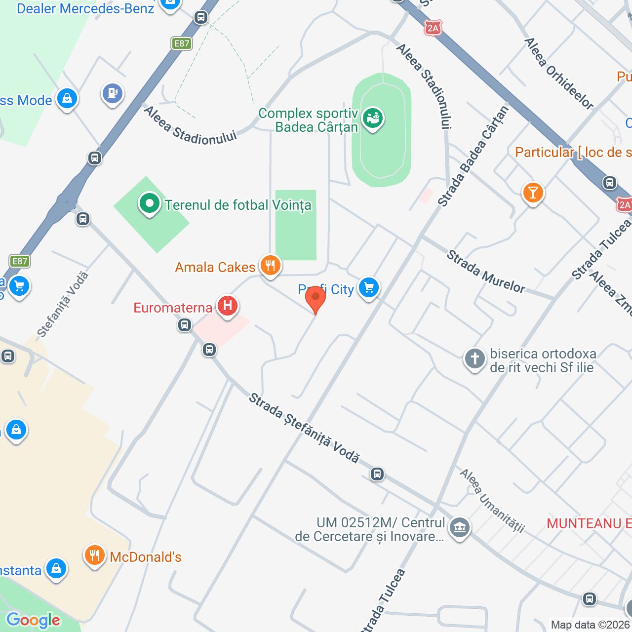 Poza harta streetview, zoom 16, adresa Constanta, Aleea Murelor, bloc C2, , judetul