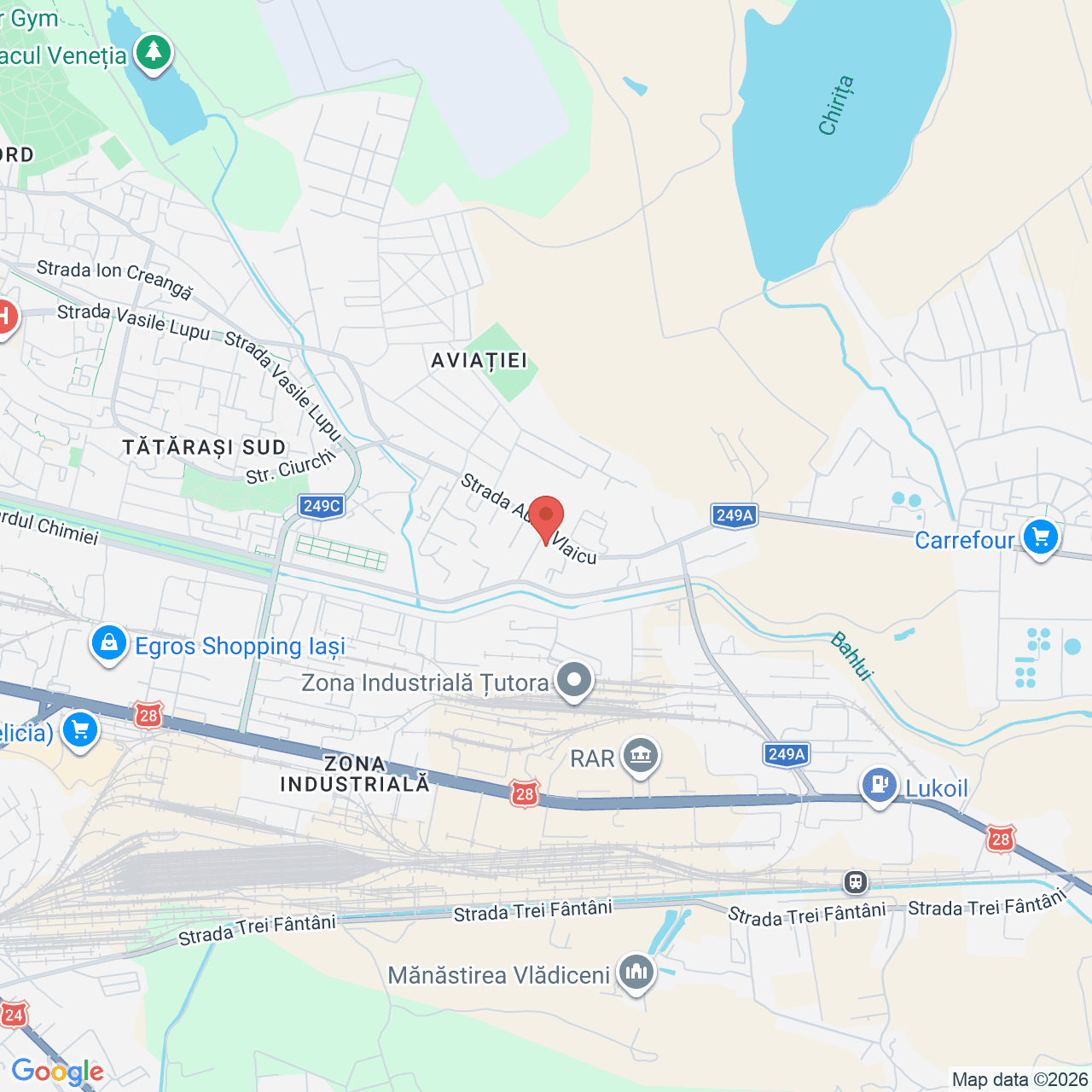 Poza harta streetview, zoom 14, adresa Iasi, Bulevardul Aurel Vlaicu, nr. 84, , judetul