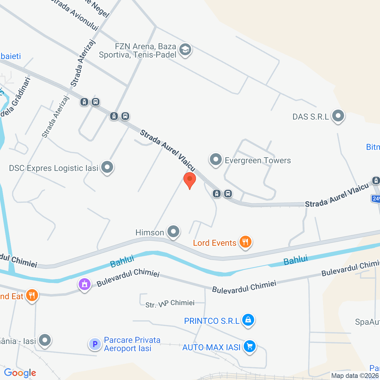 Poza harta streetview, zoom 16, adresa Iasi, Bulevardul Aurel Vlaicu, nr. 84, , judetul