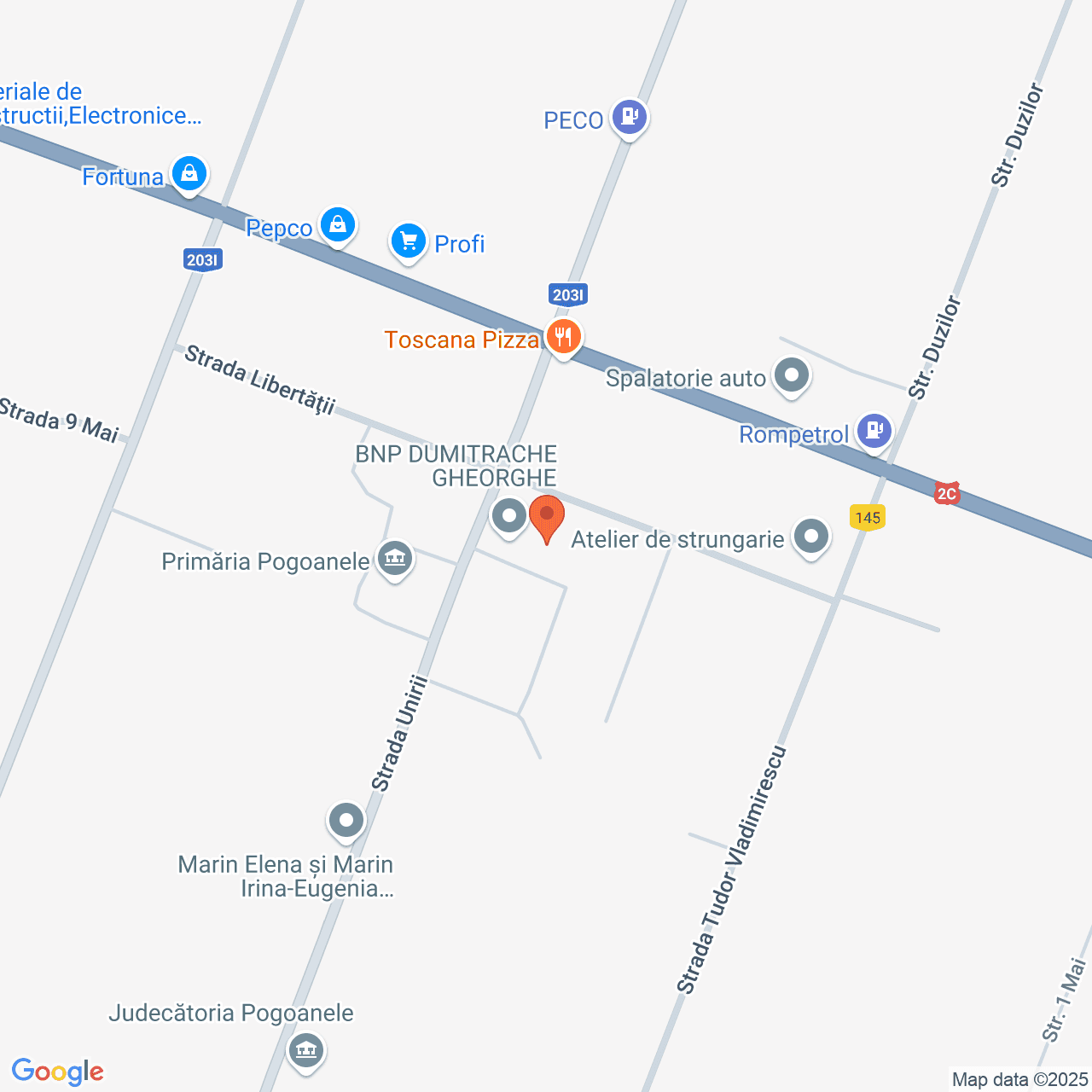 Poza harta streetview, zoom 16, adresa Pogoanele, str. Libertății bl. 11, , judetul