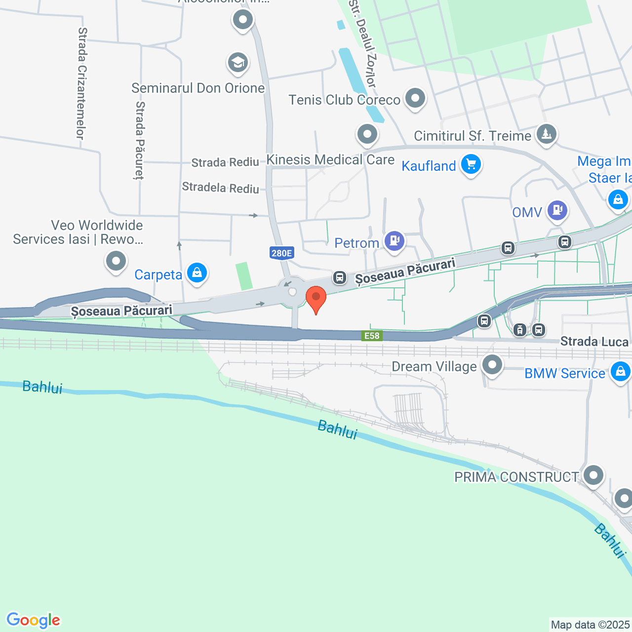 Poza harta streetview, zoom 16, adresa Iasi, Sos. Pacurari nr. 131, , judetul