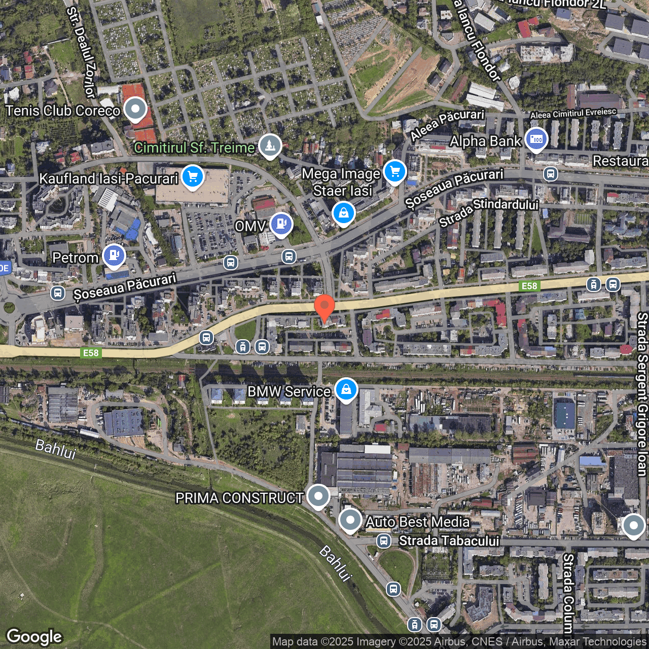 Poza harta hybrid, zoom 16, adresa Iaşi, str. Canta 51, bl. 520, , judetul