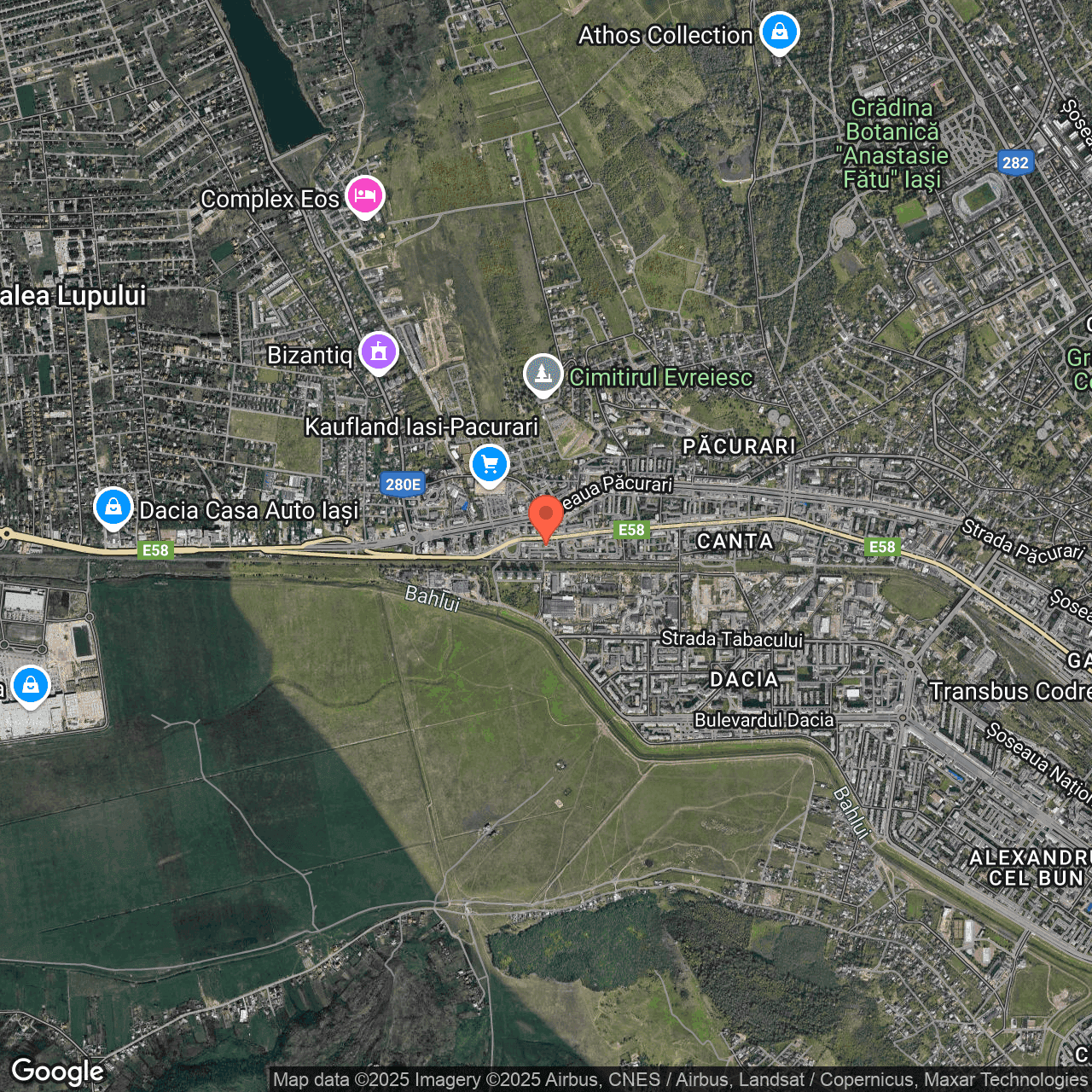 Poza harta hybrid, zoom 14, adresa Iaşi, str. Canta 51, , judetul