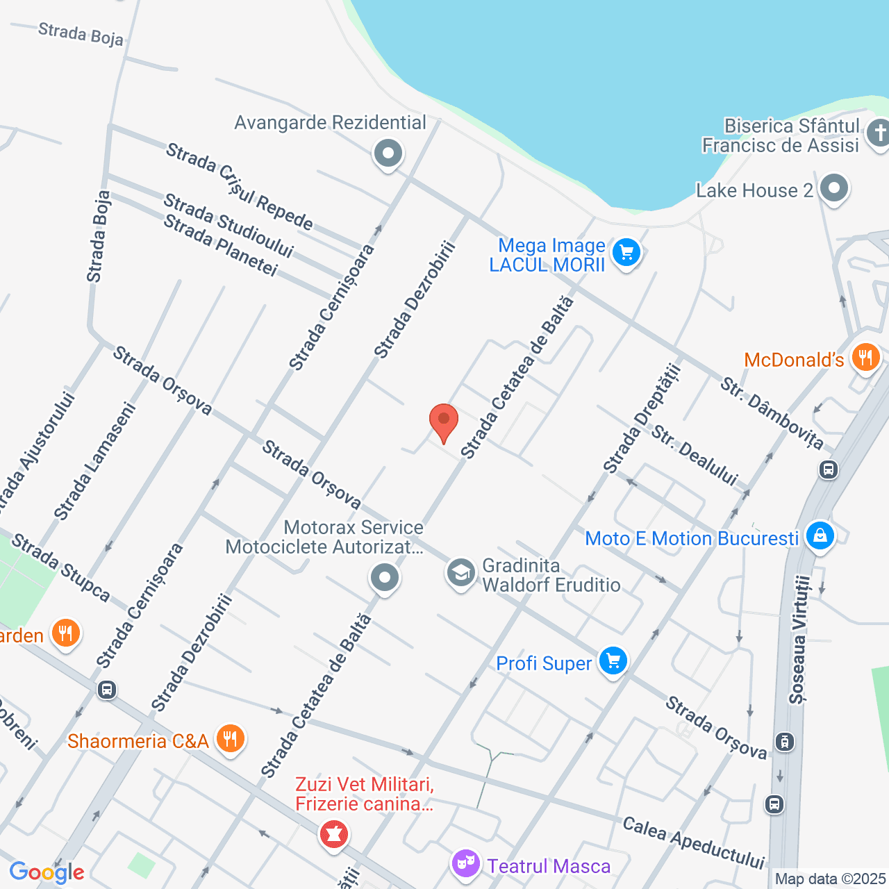 Poza harta streetview, zoom 16, adresa str. Cetatea de Balta nr.133 Bucuresti, , judetul