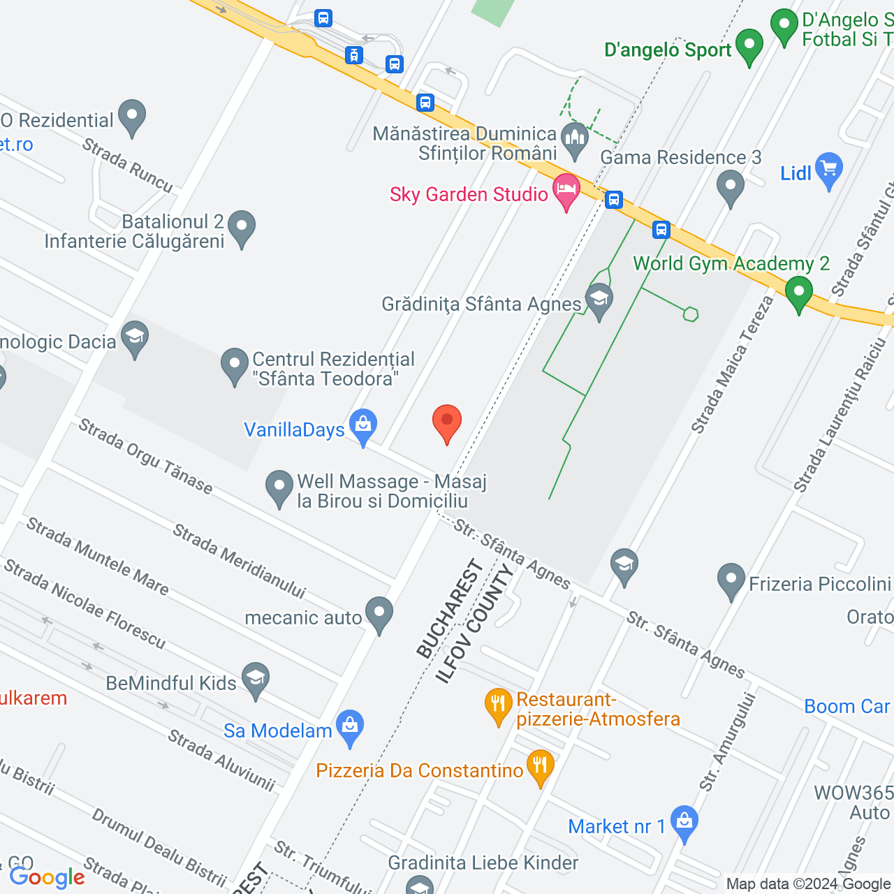 Poza harta streetview, zoom 16, adresa Bucuresti, Drumul Cheile Turzii nr 125, , judetul