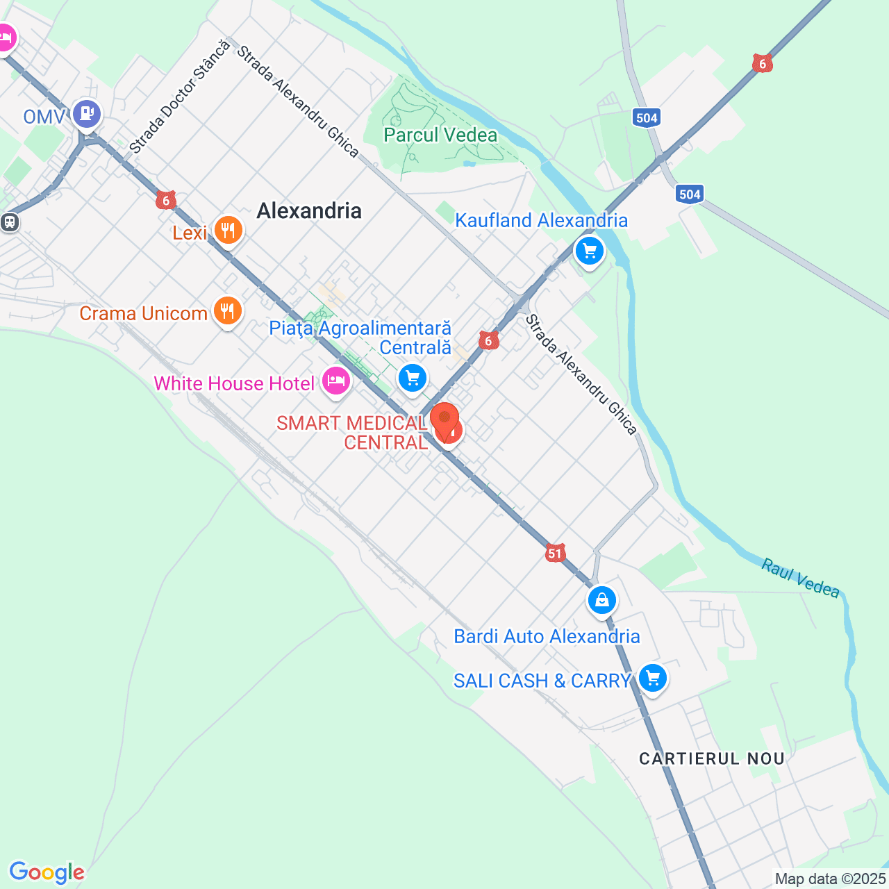 Poza harta streetview, zoom 14, adresa Alexandria Teleorman, , judetul