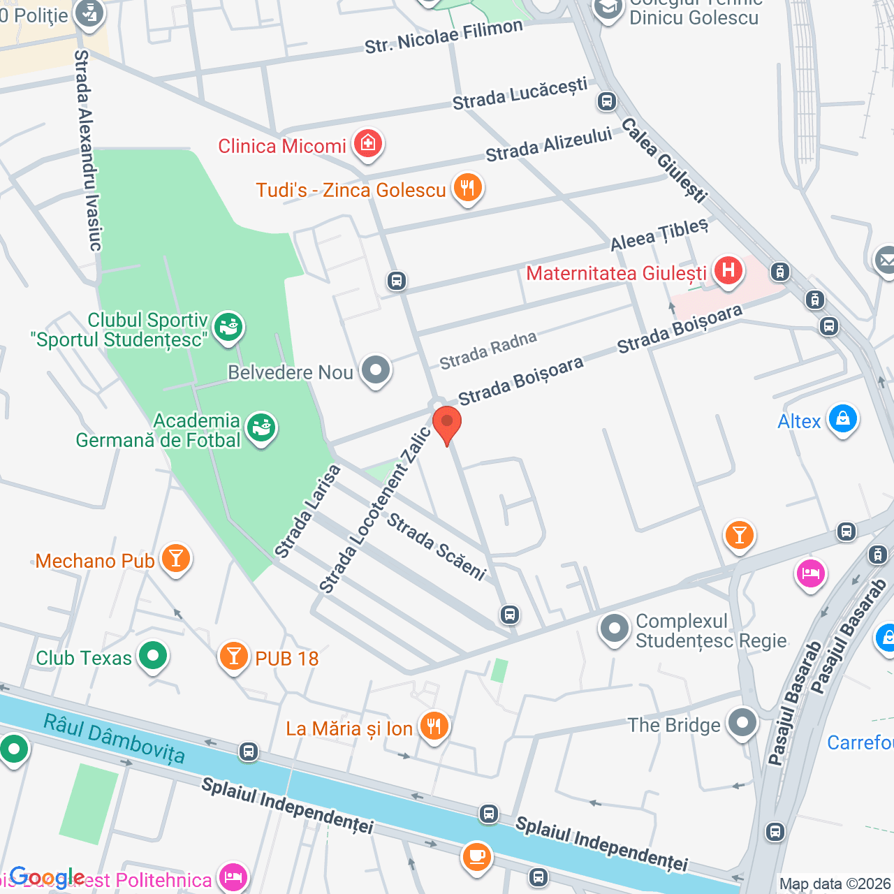 Poza harta streetview, zoom 16, adresa Bucuresti, strada Inginer Cristian Pascal nr. 17, , judetul
