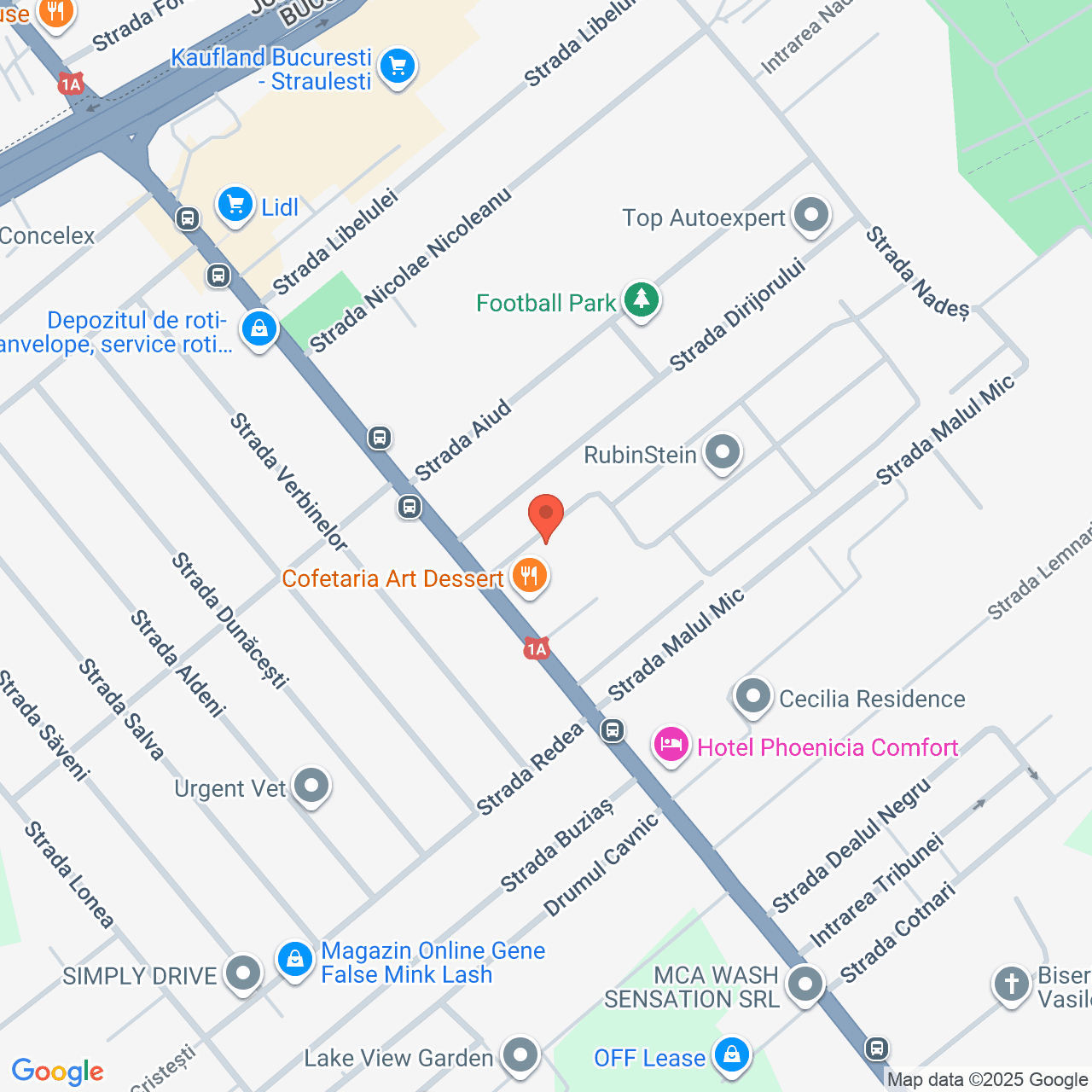 Poza harta streetview, zoom 16, adresa Șos. București – Târgoviste, Nr. 22B, Sector 1, , judetul