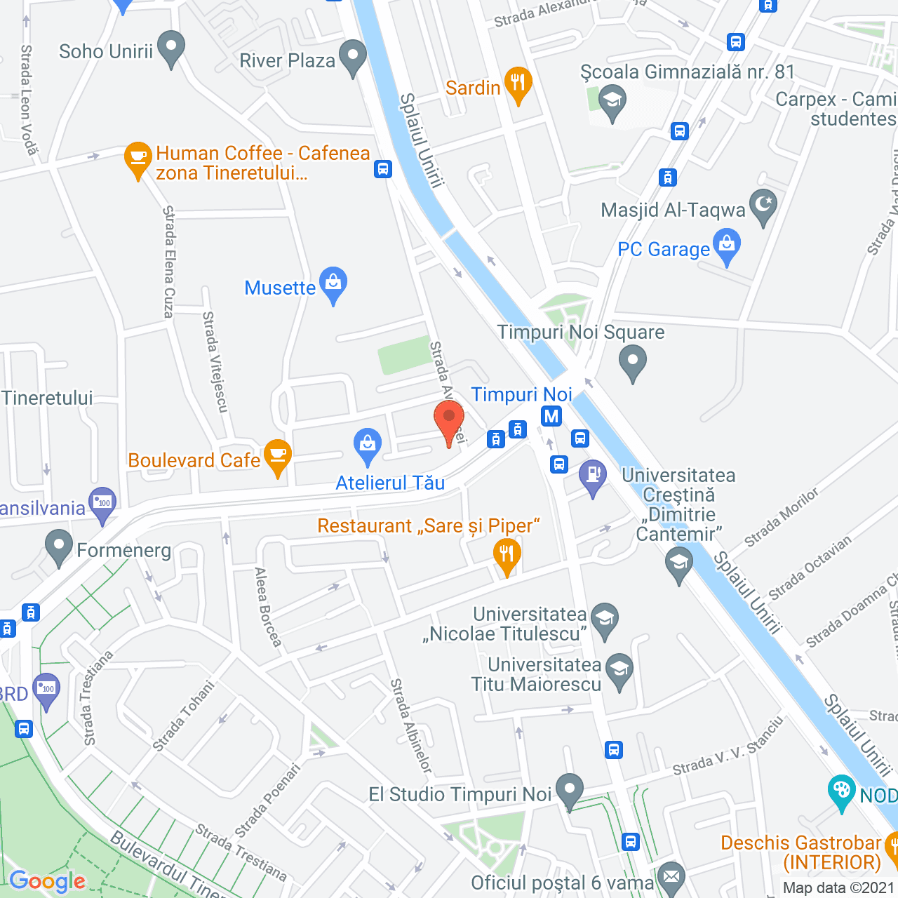 Poza harta streetview, zoom 16, adresa Bulevardul Gheorghe Sincai 15B, Bucuresti, judetul Bucuresti Ilfov
