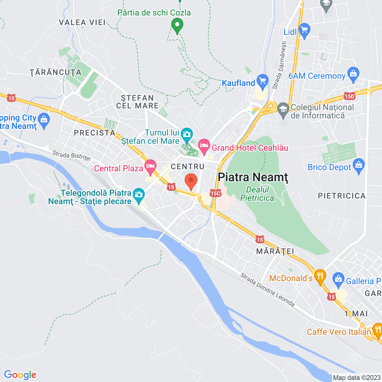 Poza harta streetview, zoom 14, adresa Decebal Piatra Neamt, , judetul