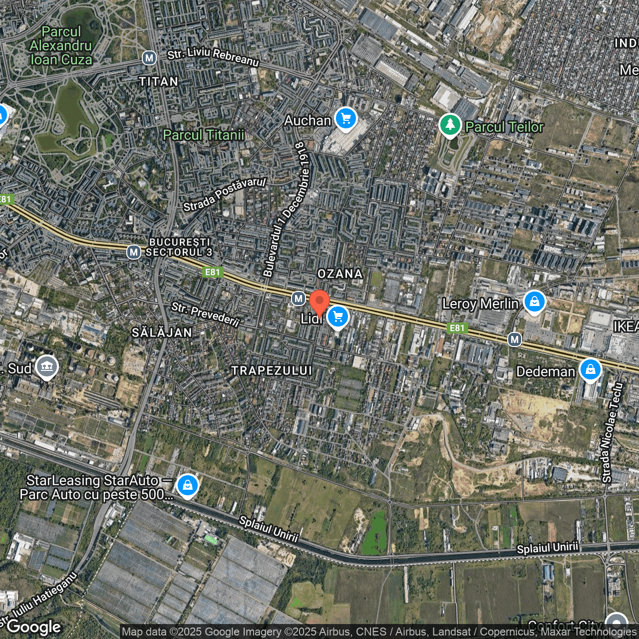 Poza harta hybrid, zoom 14, adresa Bucuresti, Str. Mizil nr.2A, , judetul