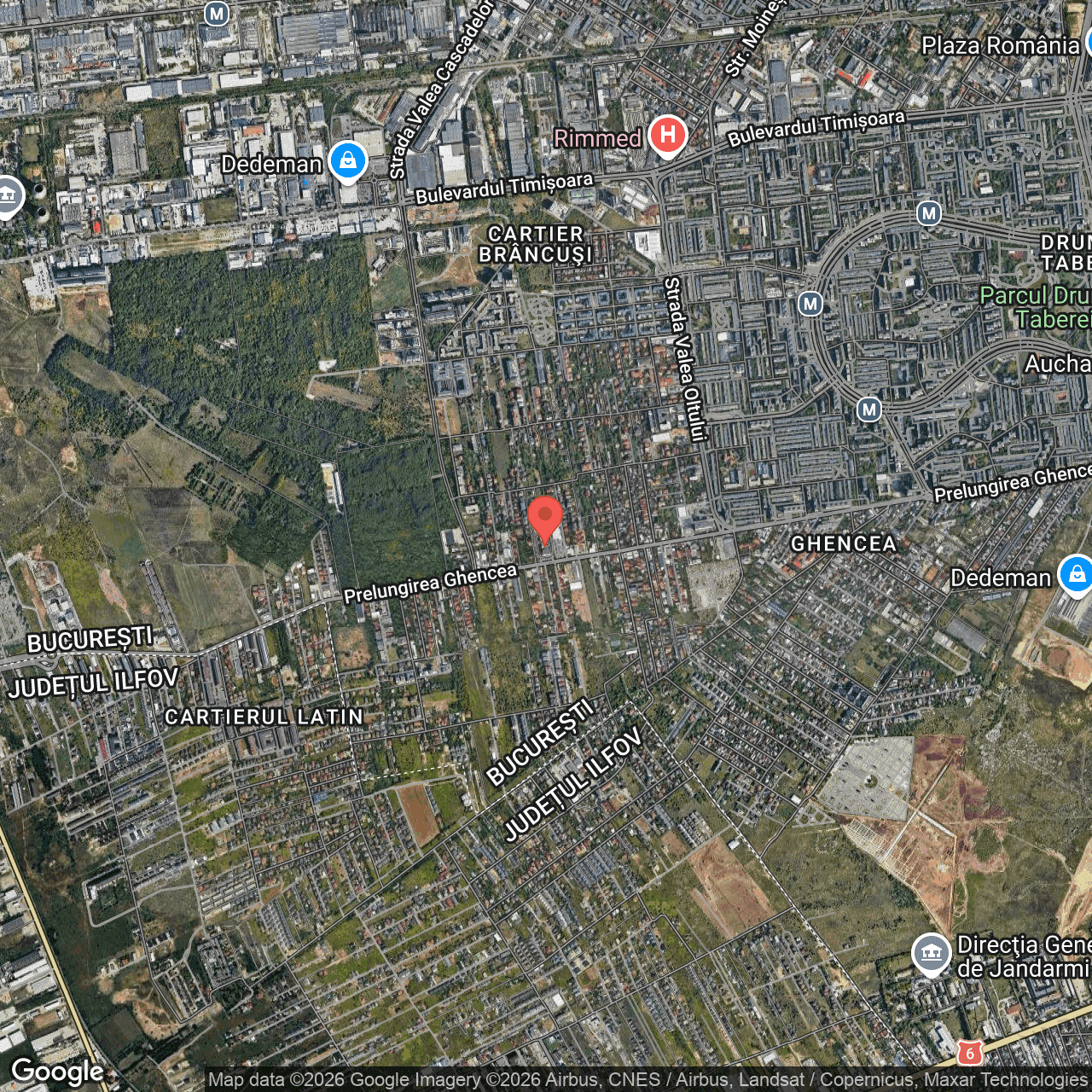 Poza harta hybrid, zoom 14, adresa Bucuresti str. Prelungirea Ghencea nr.94-100, , judetul