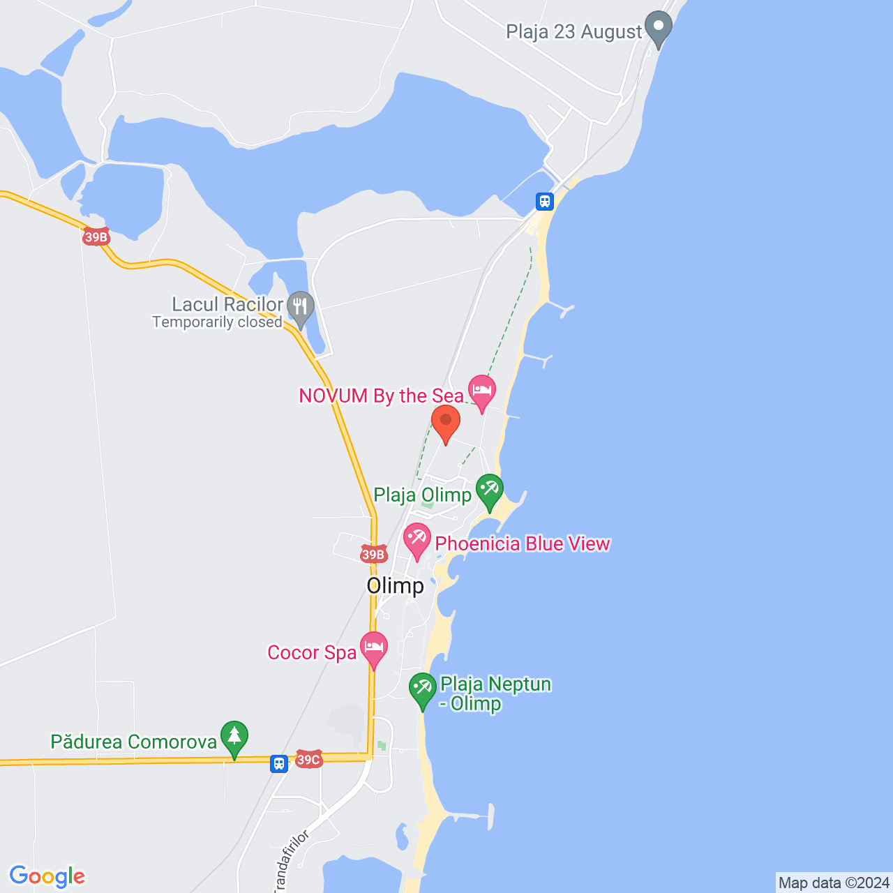 Poza harta streetview, zoom 14, adresa Olimp Mangalia, , judetul