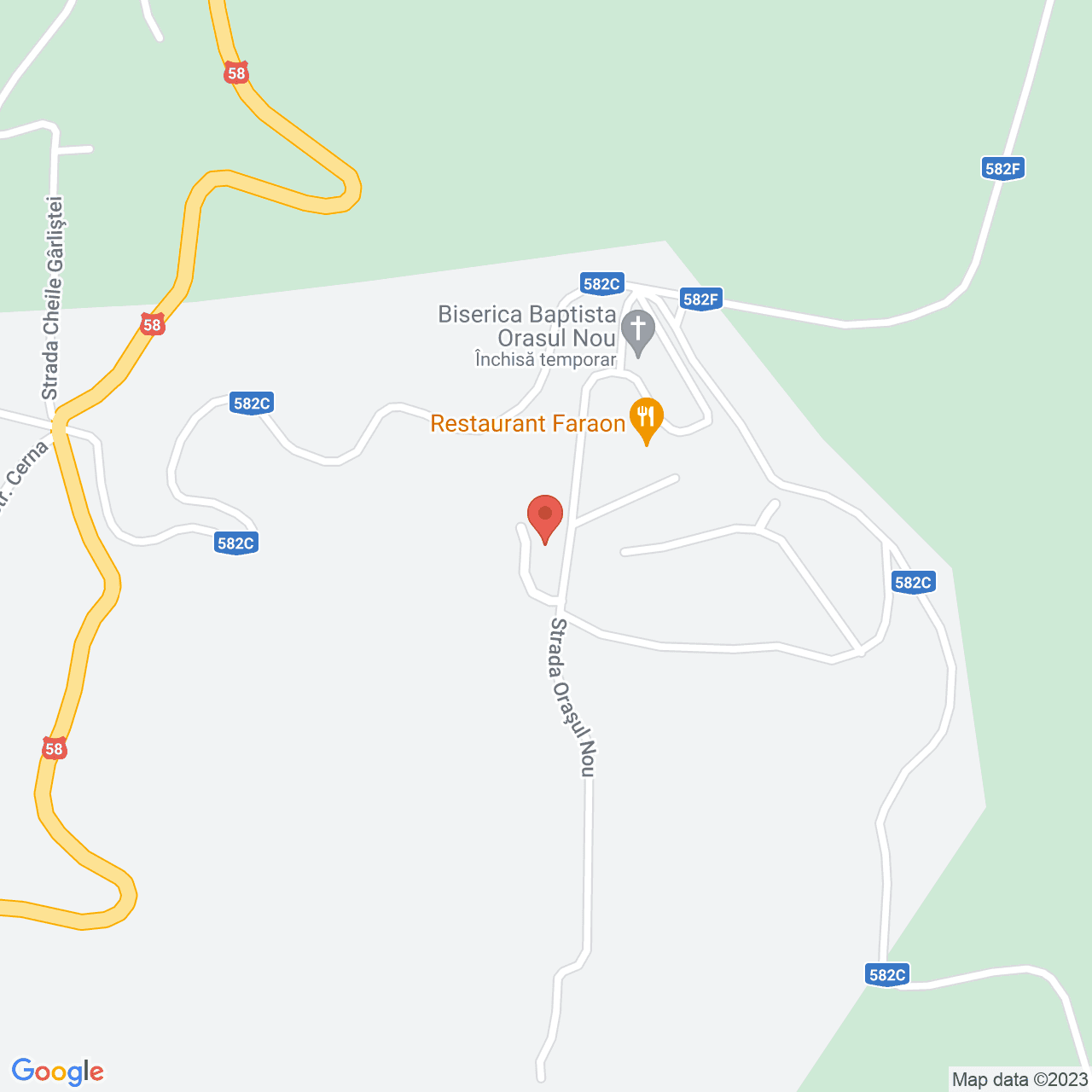 Poza harta streetview, zoom 16, adresa Anina, , judetul