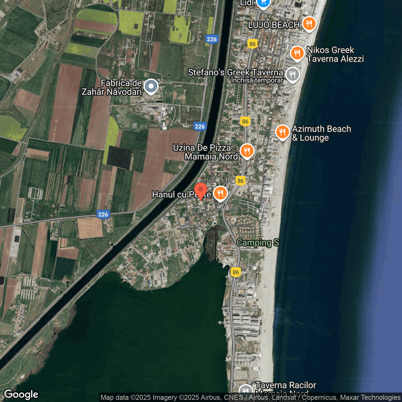 Poza harta hybrid, zoom 14, adresa strada M8 Navodari Constanta, , judetul