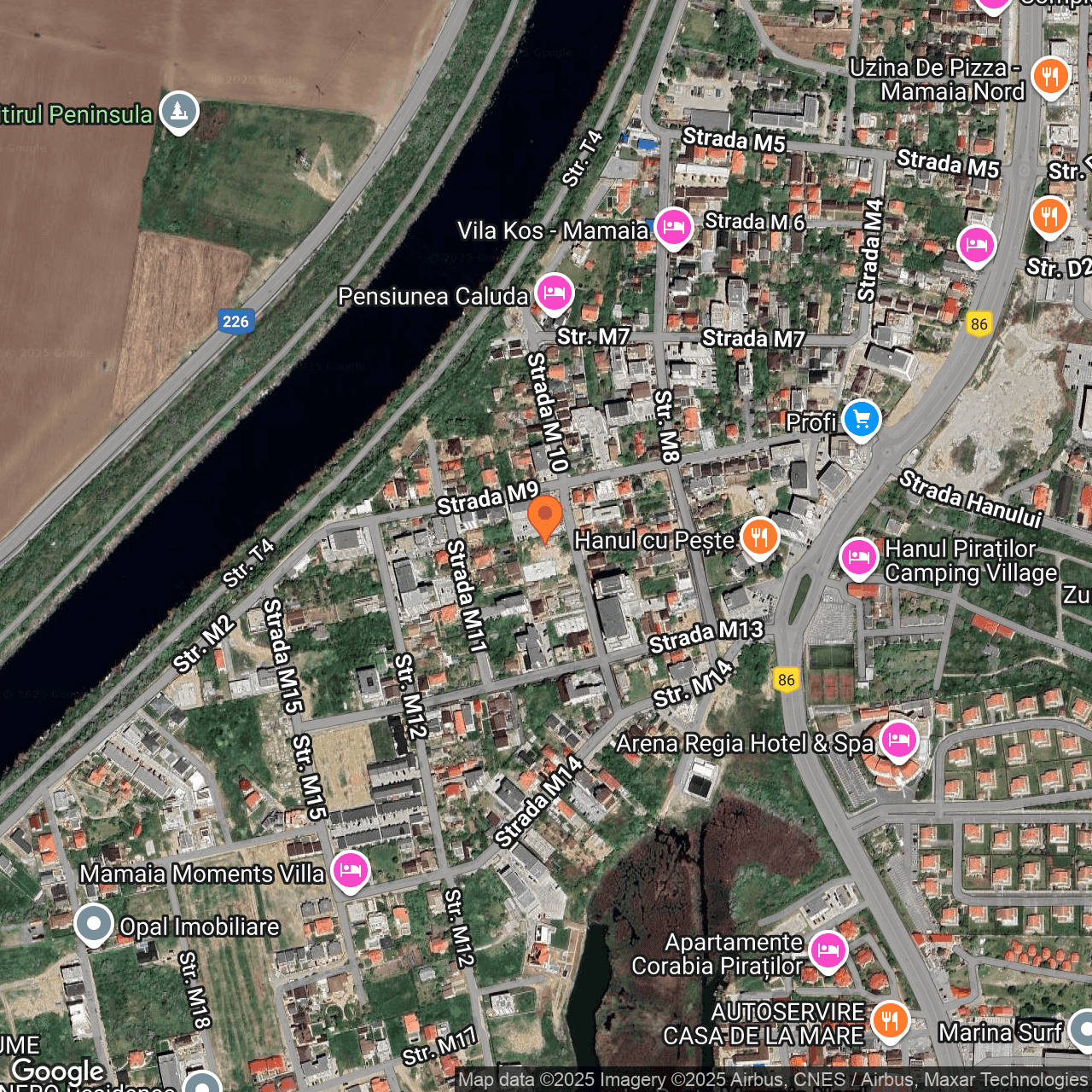 Poza harta hybrid, zoom 16, adresa strada M8 Navodari Constanta, , judetul