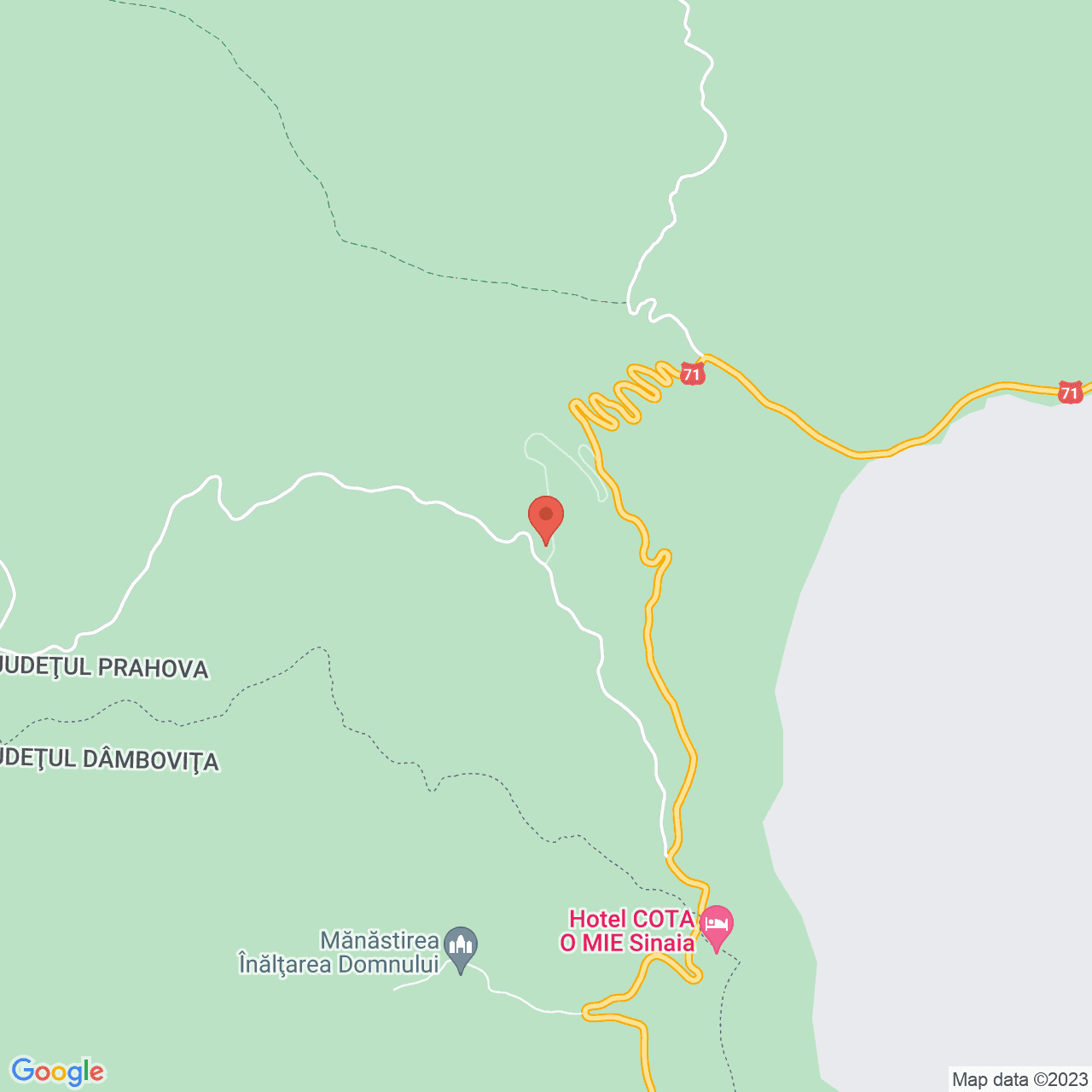 Poza harta streetview, zoom 14, adresa Cabana Cuibul Dorului, , judetul