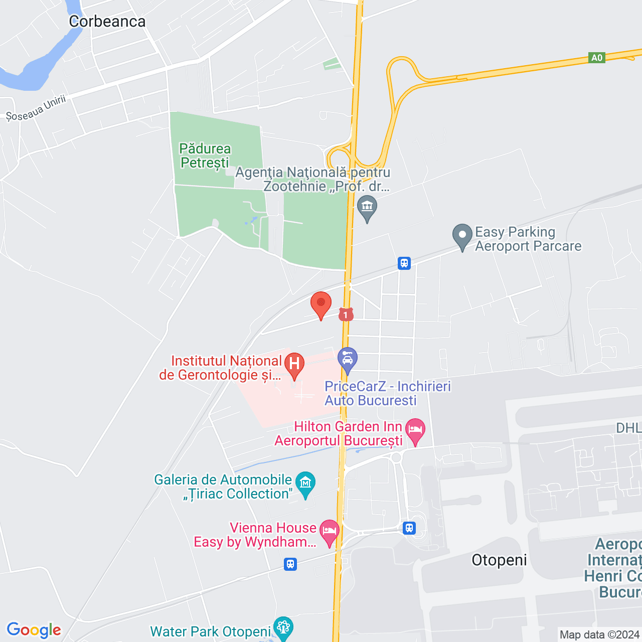 Poza harta streetview, zoom 14, adresa Otopeni, Str. Valea Pasarii, , judetul