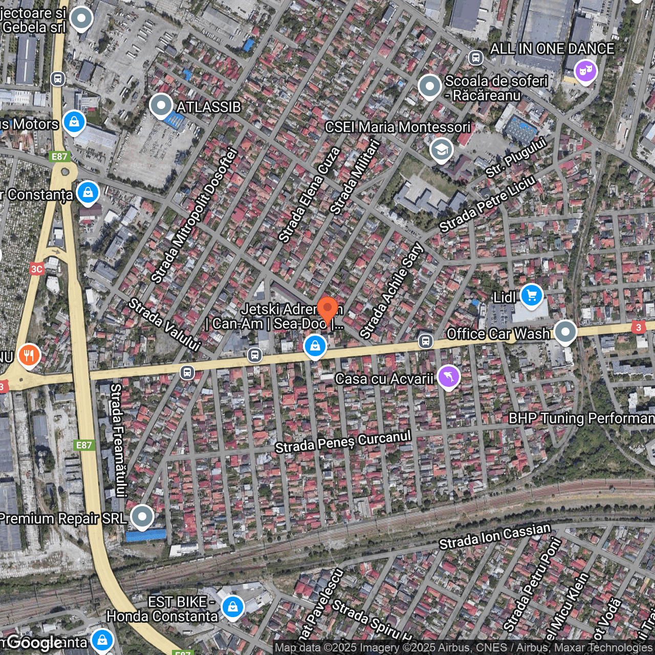 Poza harta hybrid, zoom 16, adresa Constanta, str. Calistrat Hogaș nr.1bis, , judetul