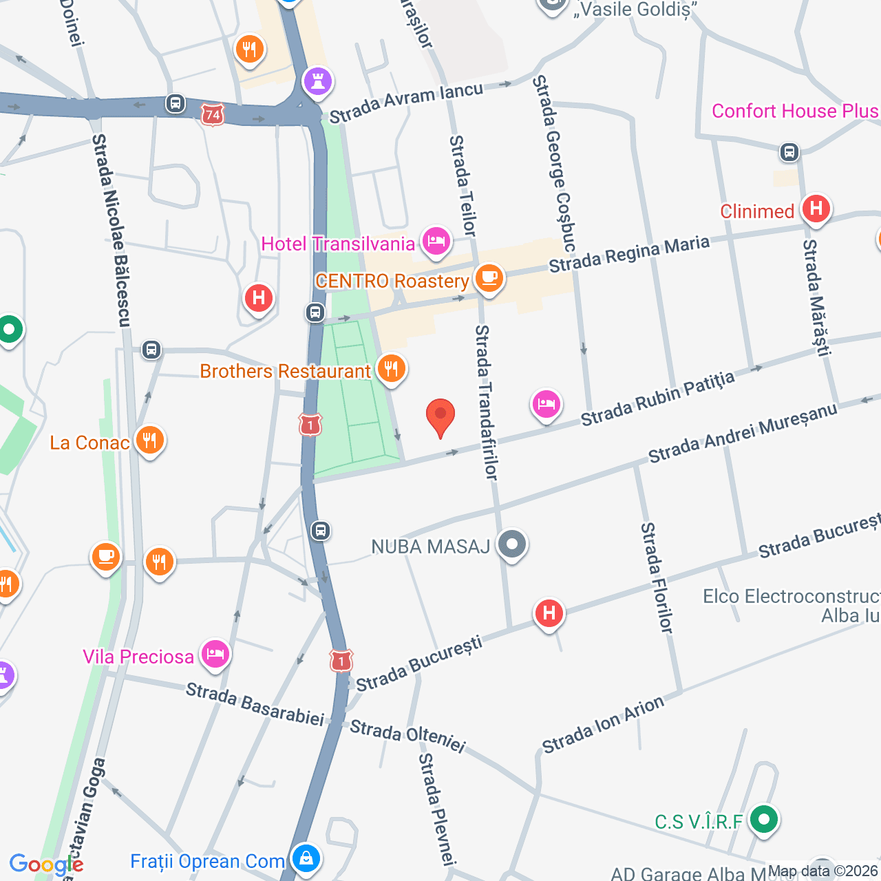 Poza harta streetview, zoom 16, adresa Alba Iulia, str. Primăverii nr. 3, , judetul