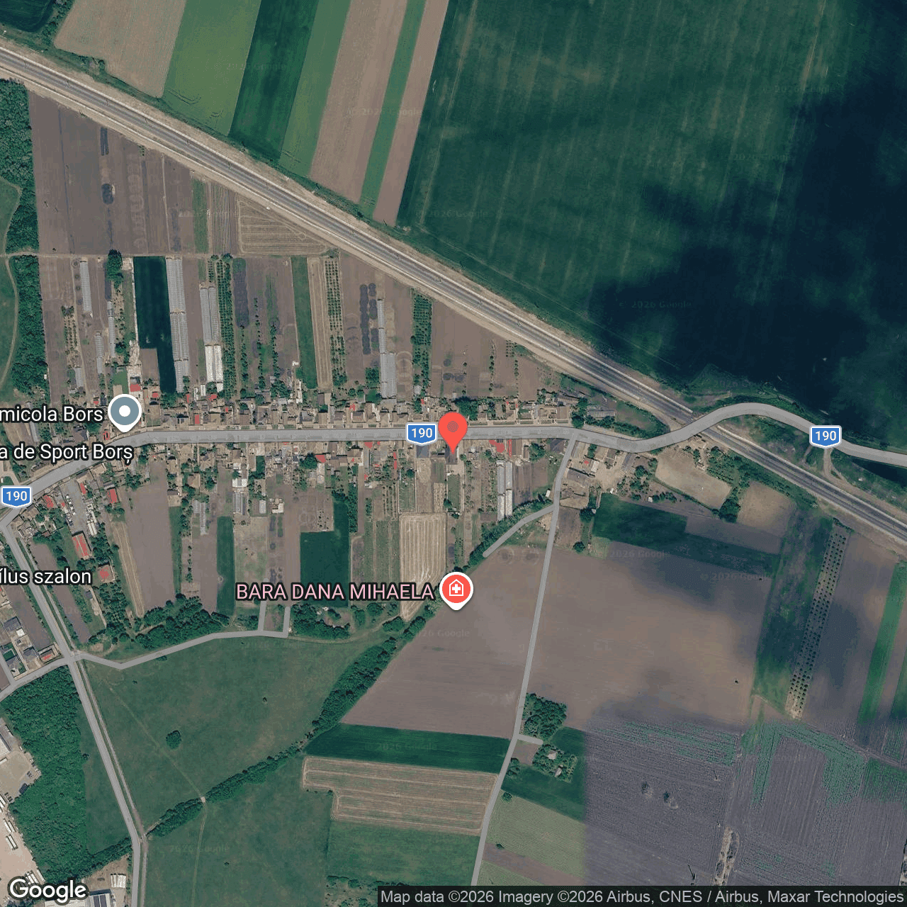 Poza harta hybrid, zoom 16, adresa comuna Borș Jud. Bihor, , judetul