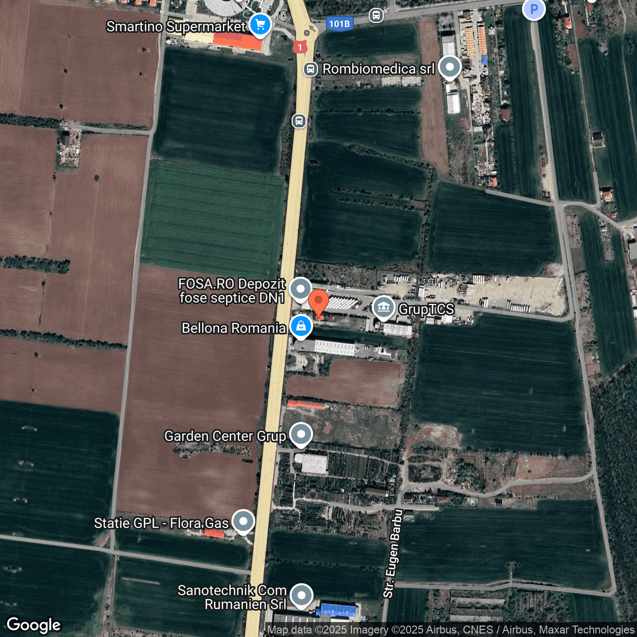 Poza harta hybrid, zoom 16, adresa Tancabesti Snagov, , judetul