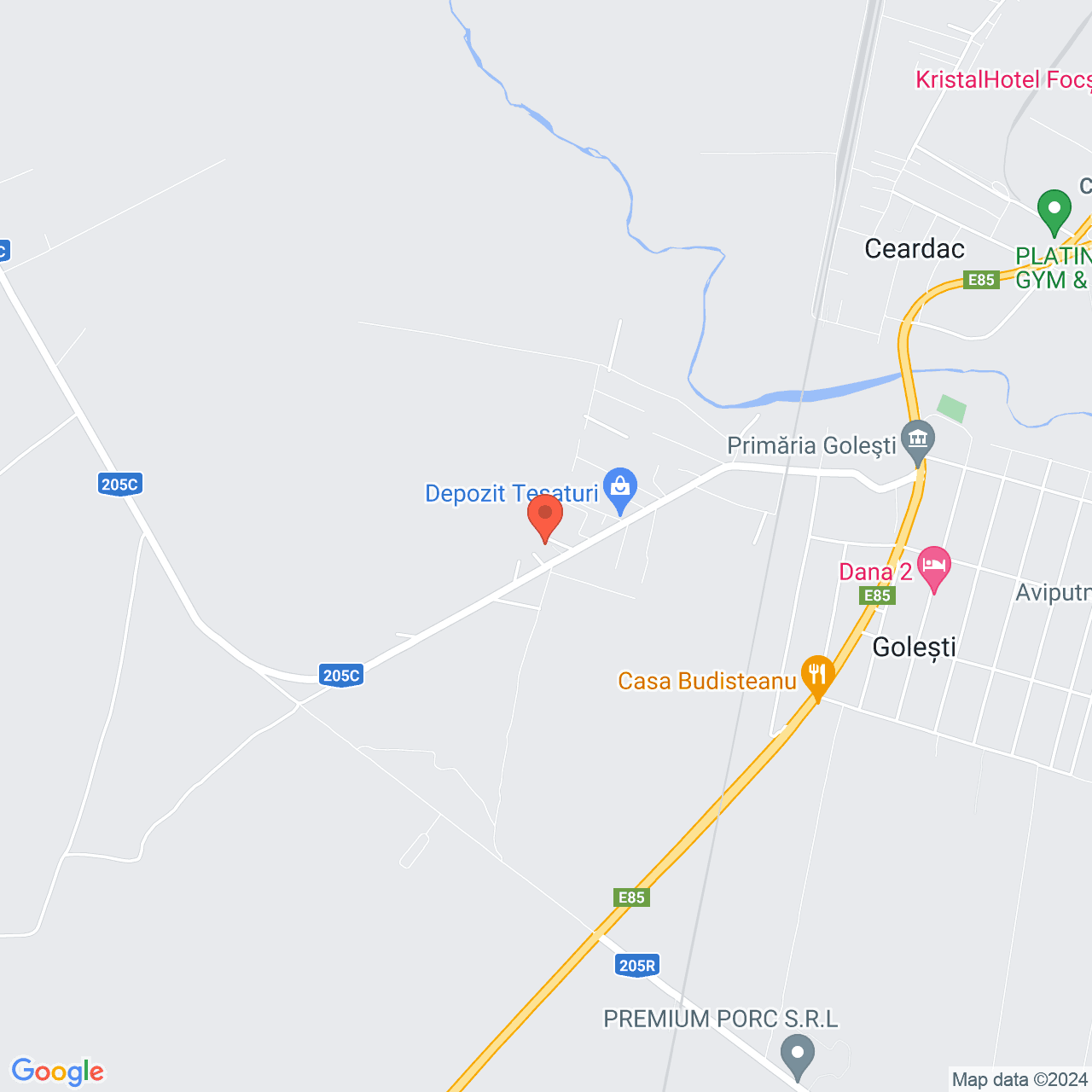 Poza harta streetview, zoom 14, adresa Golesti Vrancea, , judetul