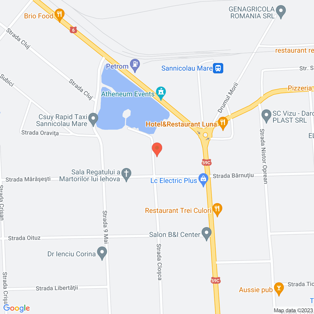 Poza harta streetview, zoom 16, adresa Sânicolau Mare, , judetul