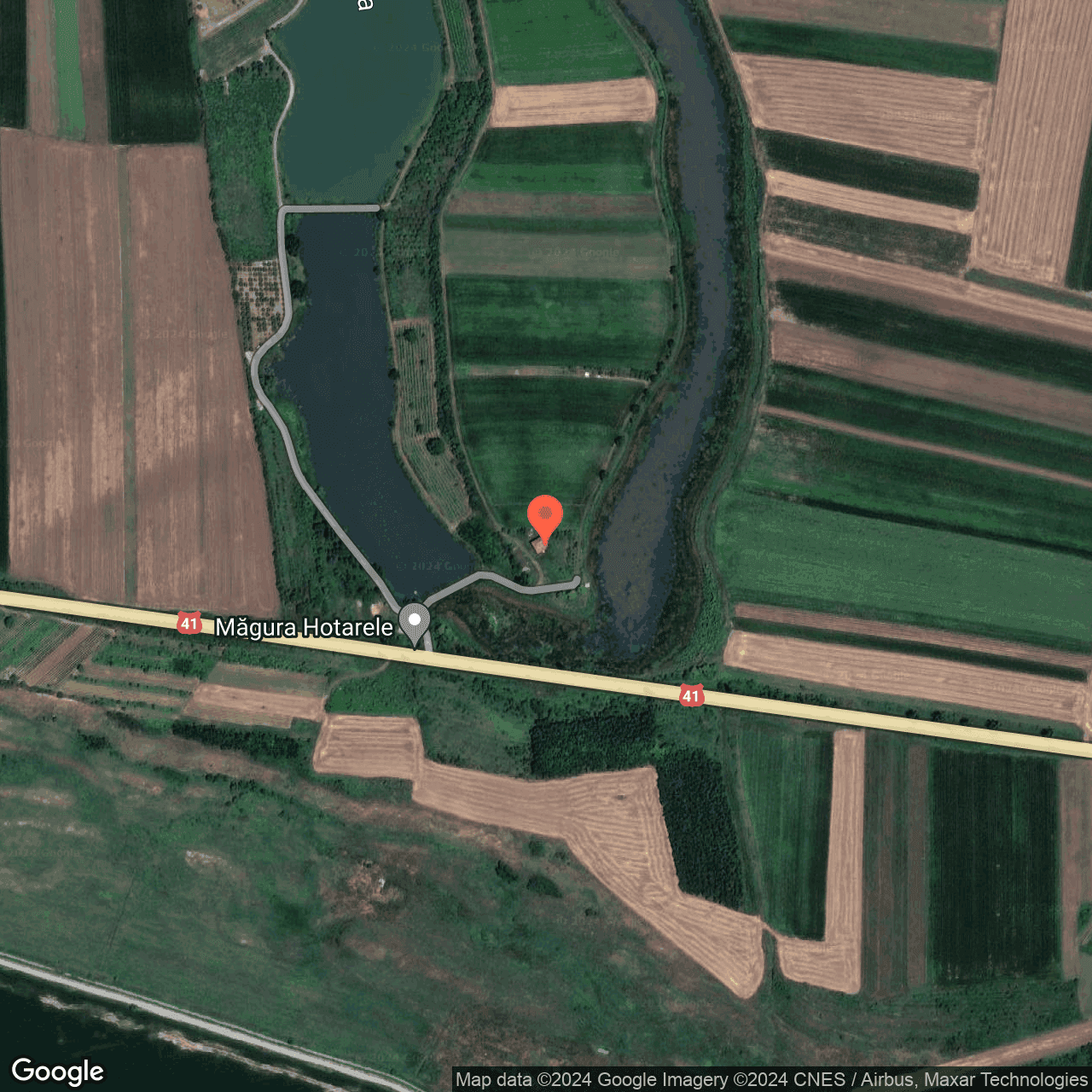 Poza harta hybrid, zoom 16, adresa Cascioarele, , judetul