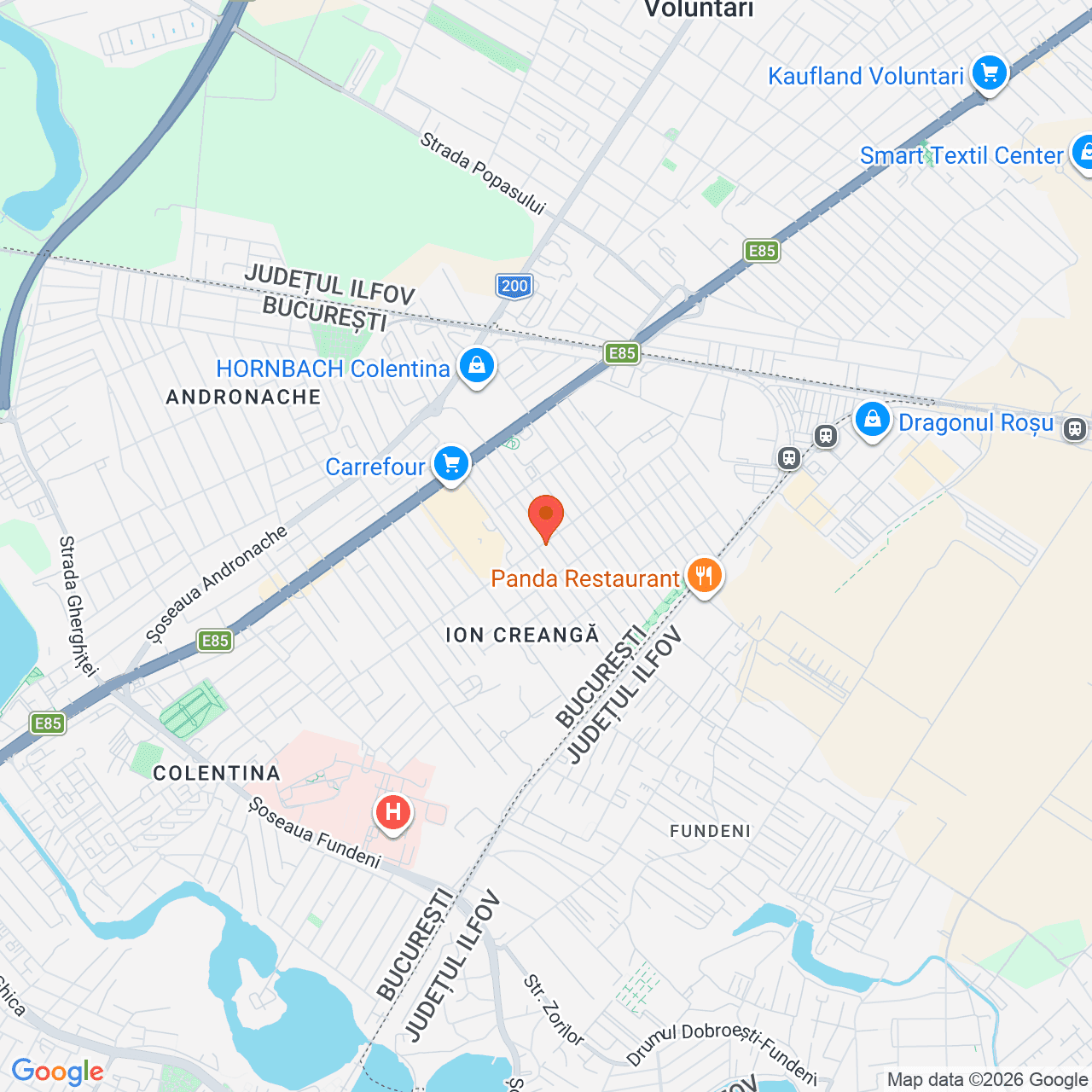 Poza harta streetview, zoom 14, adresa Str. Căpitan Juverdeanu, nr. 50 Bucuresti, , judetul