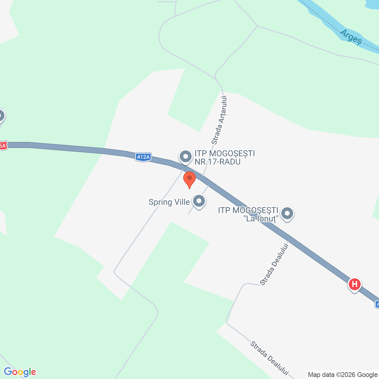 Poza harta streetview, zoom 16, adresa Mogosesti Giurgiu, , judetul