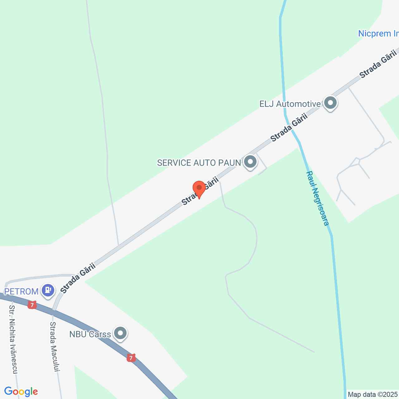 Poza harta streetview, zoom 16, adresa strada Garii Titu Dambovita, , judetul