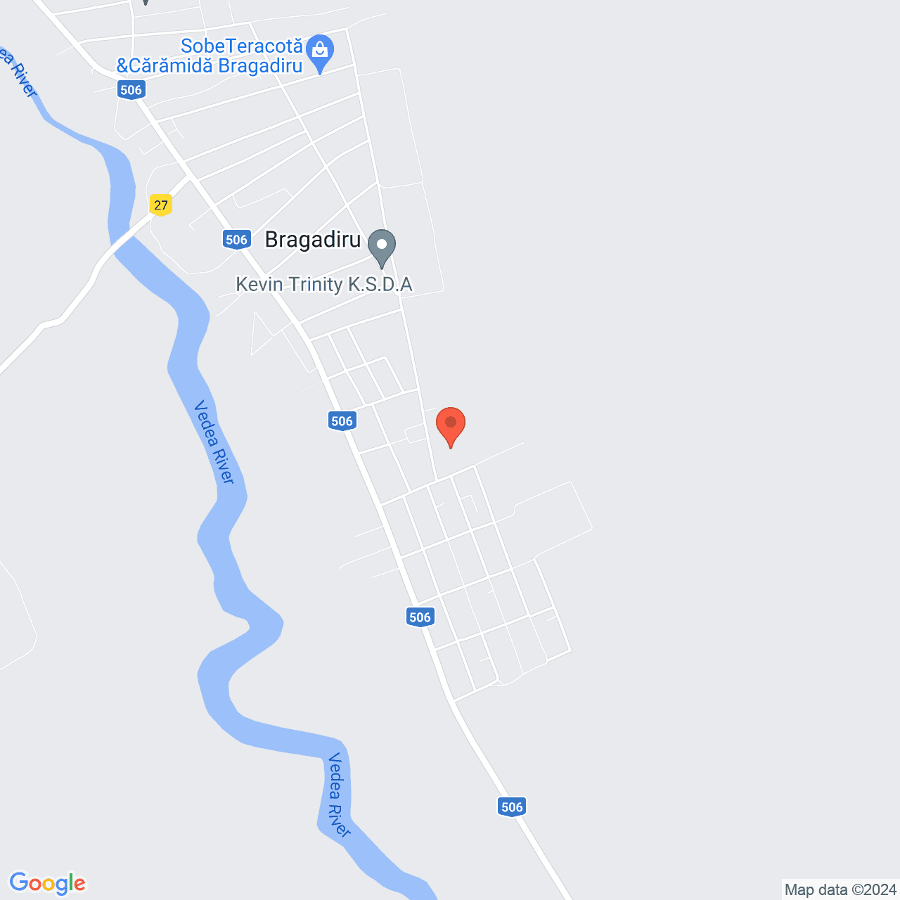 Poza harta streetview, zoom 14, adresa Bragadiru judet Teleorman, , judetul