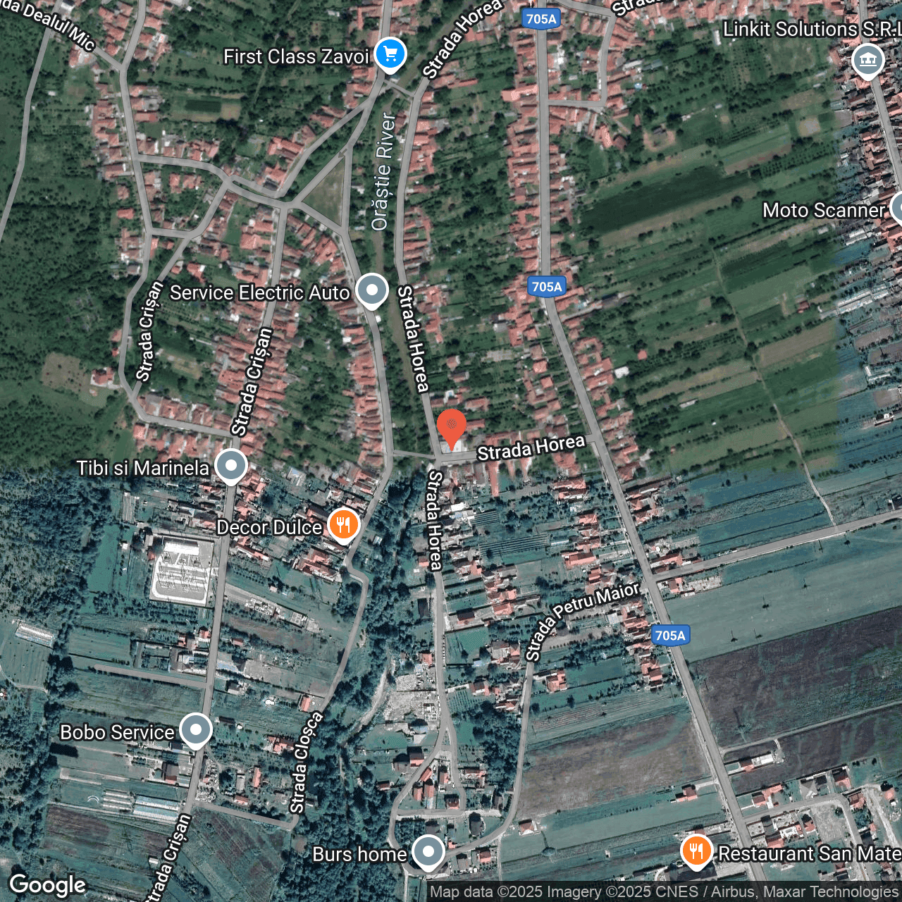 Poza harta hybrid, zoom 16, adresa Orăștie, str. Horea, nr. 24A, , judetul