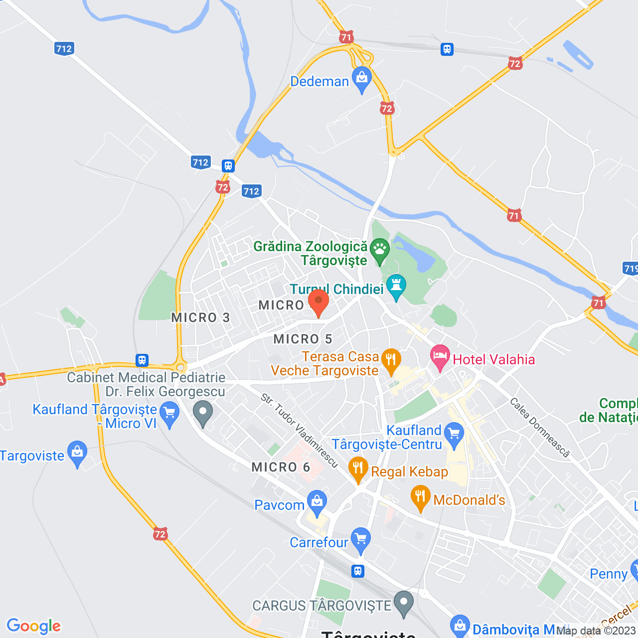 Poza harta streetview, zoom 14, adresa Targoviste, , judetul