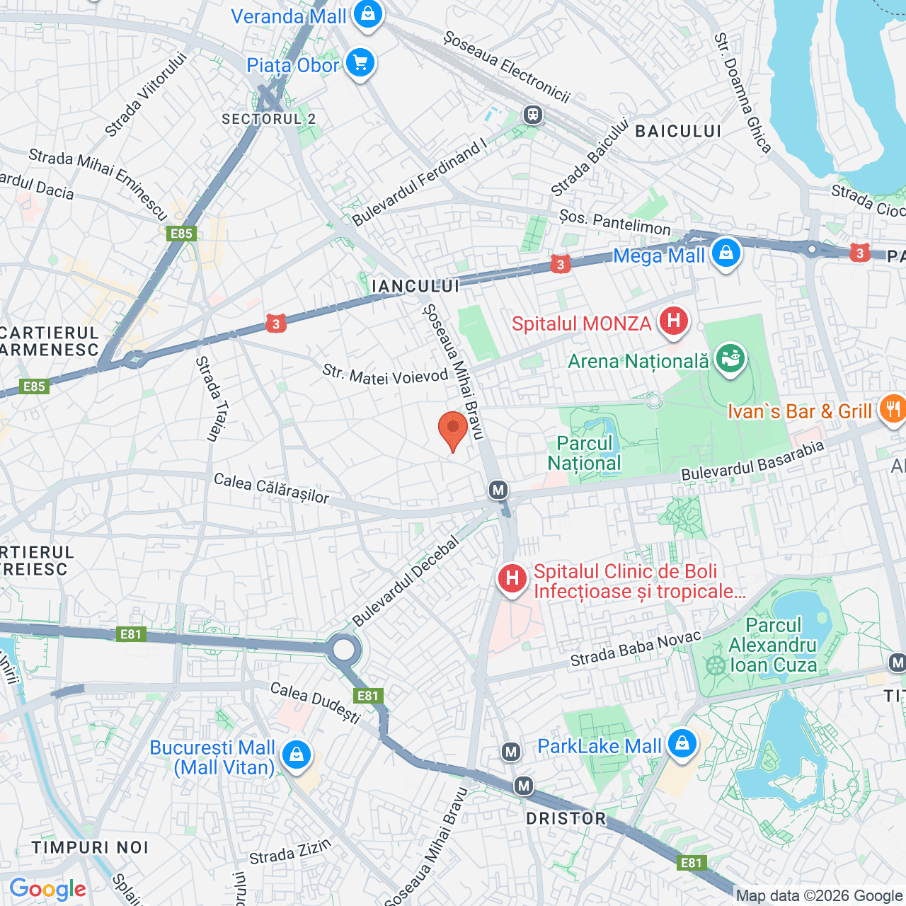 Poza harta streetview, zoom 14, adresa Strada Mieilor, Bucuresti , , judetul