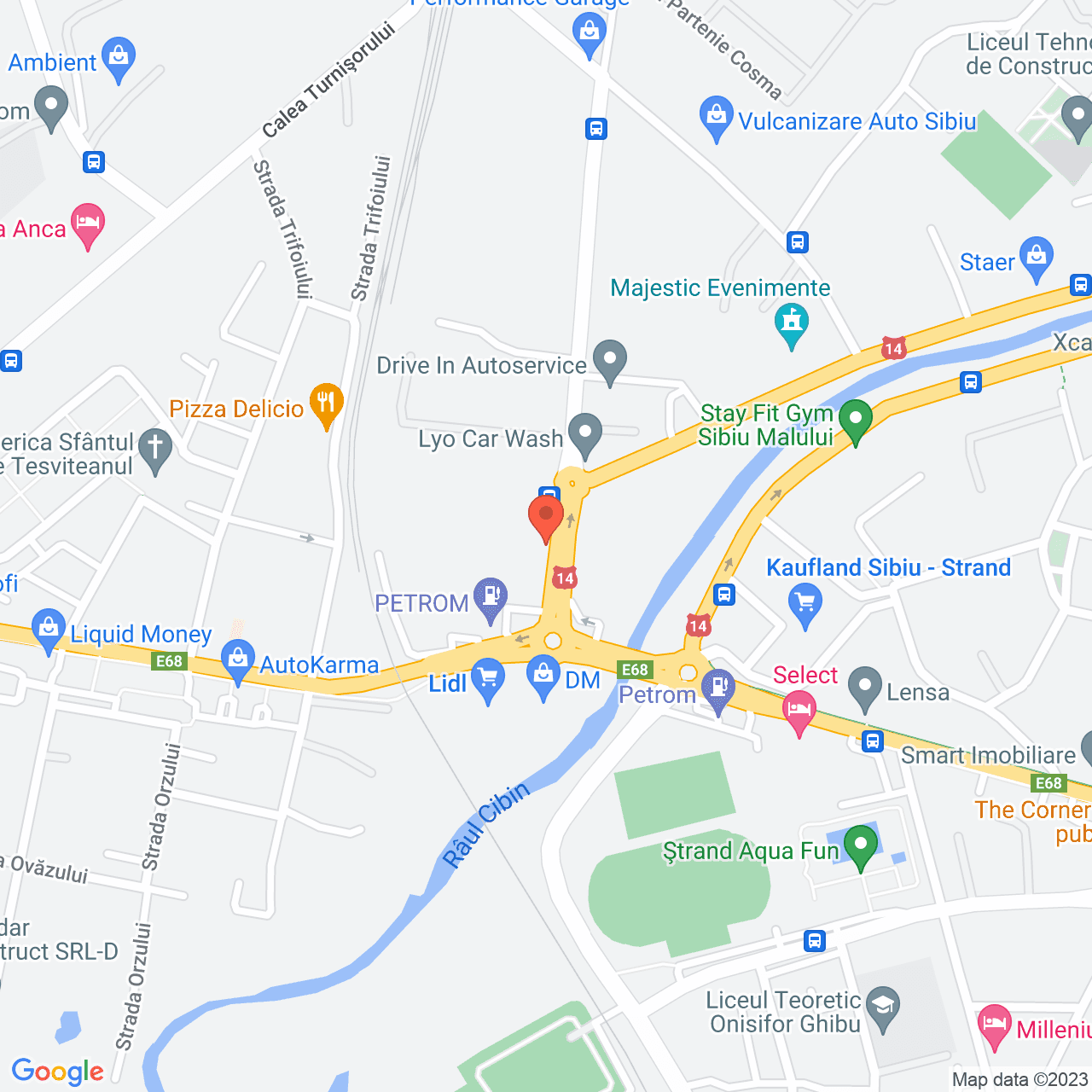 Poza harta streetview, zoom 16, adresa Autogării 1, , judetul