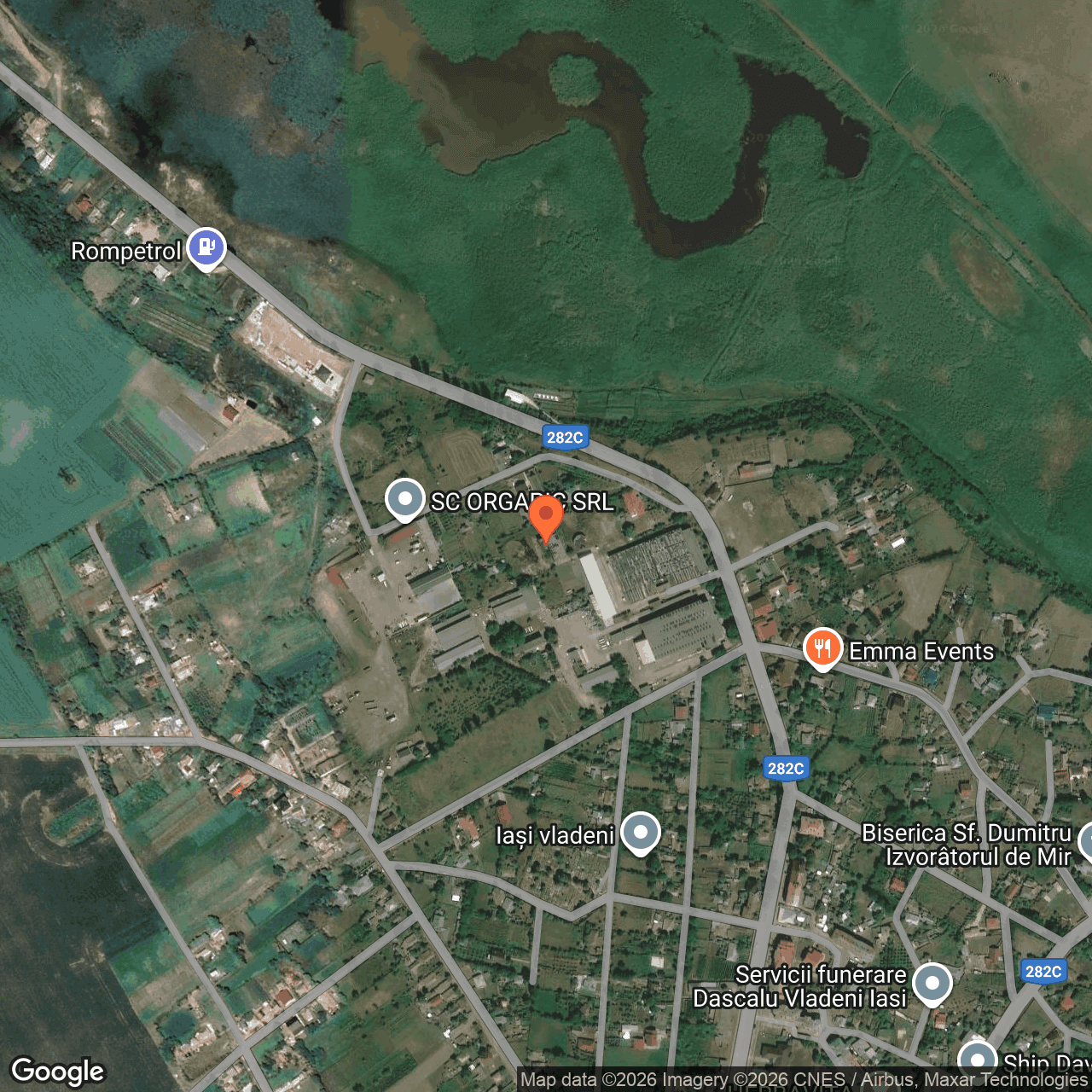 Poza harta hybrid, zoom 16, adresa Vladeni Iasi, , judetul
